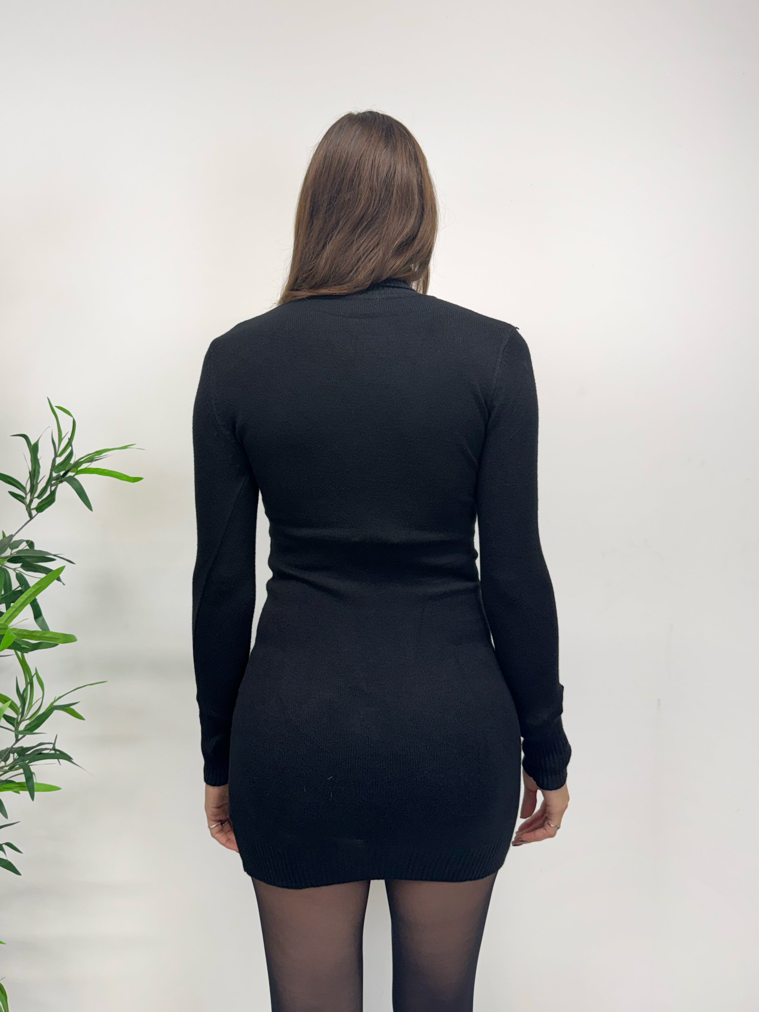 Abito dolcevita basic +colori