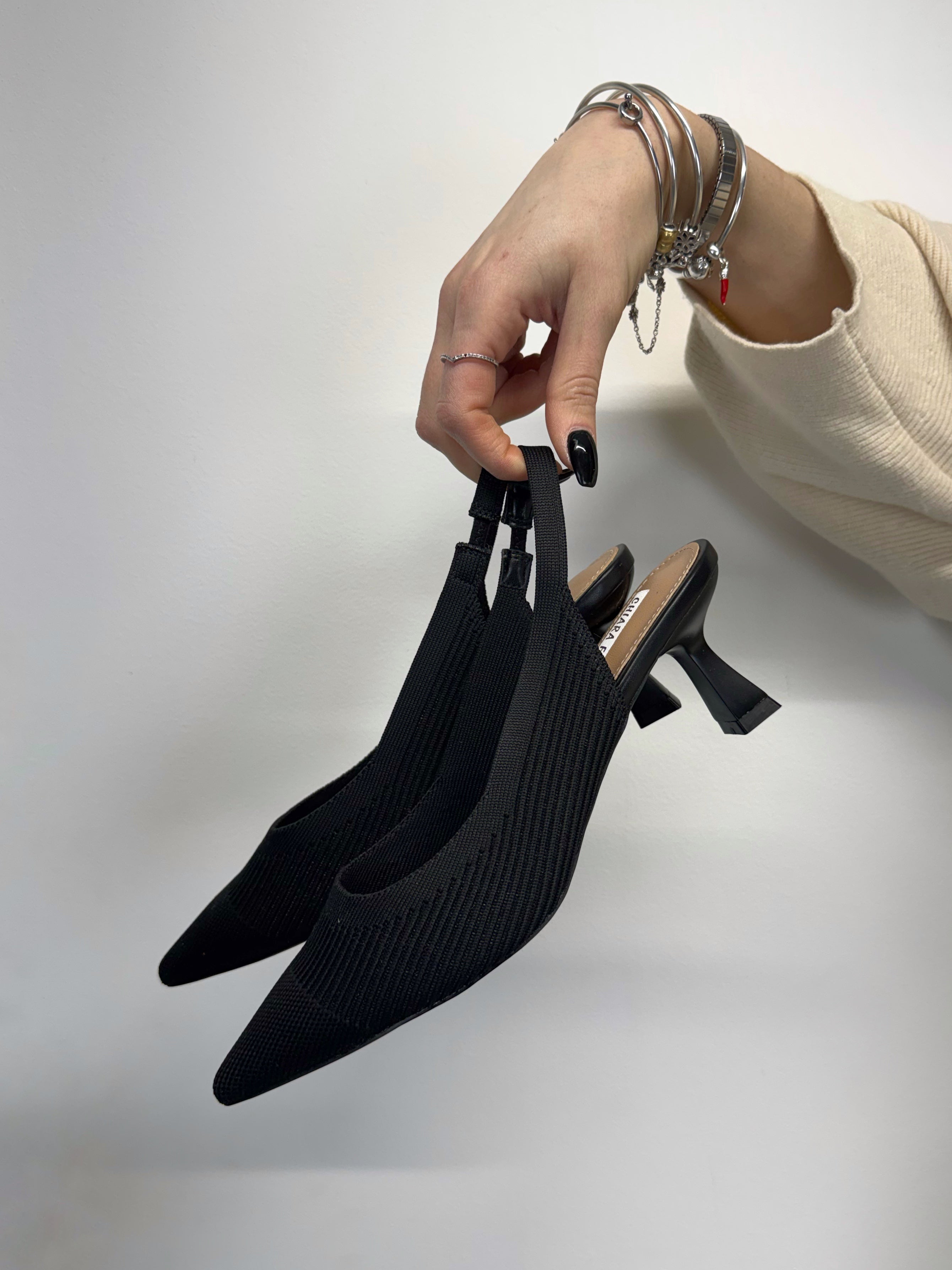 Slingback CASSIOPEA nero