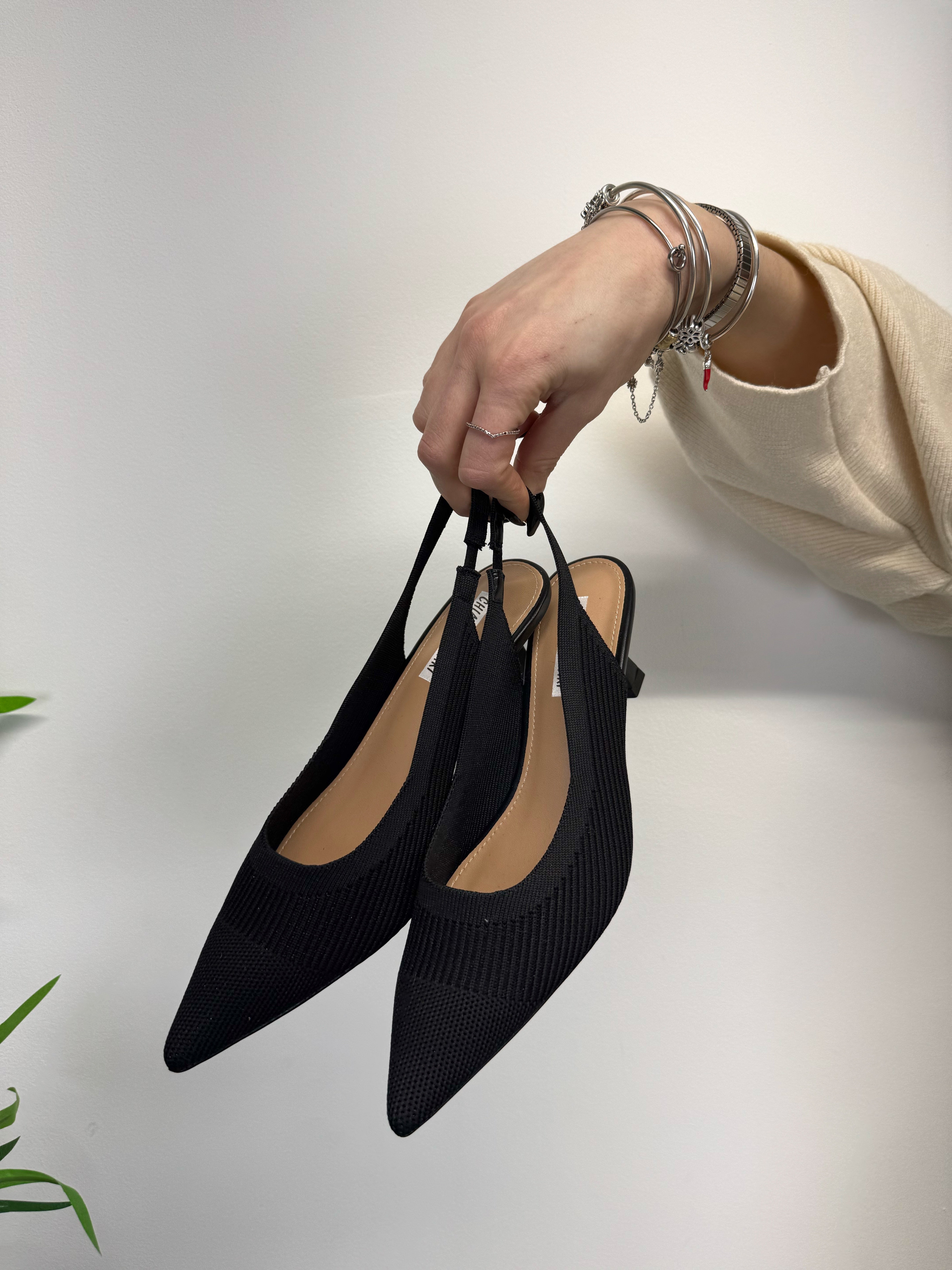 Slingback CASSIOPEA nero