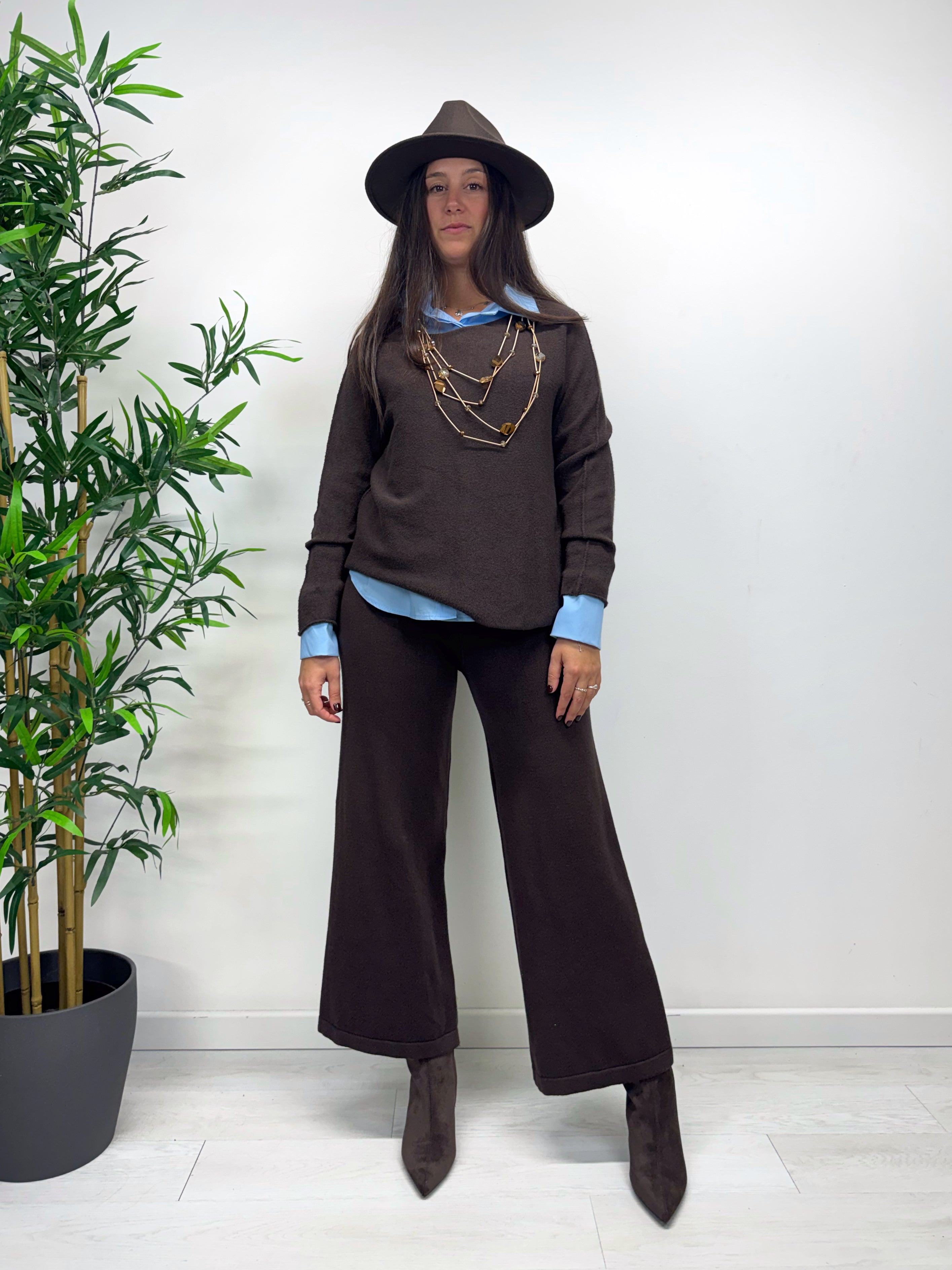 Tronchetto DARK BROWN