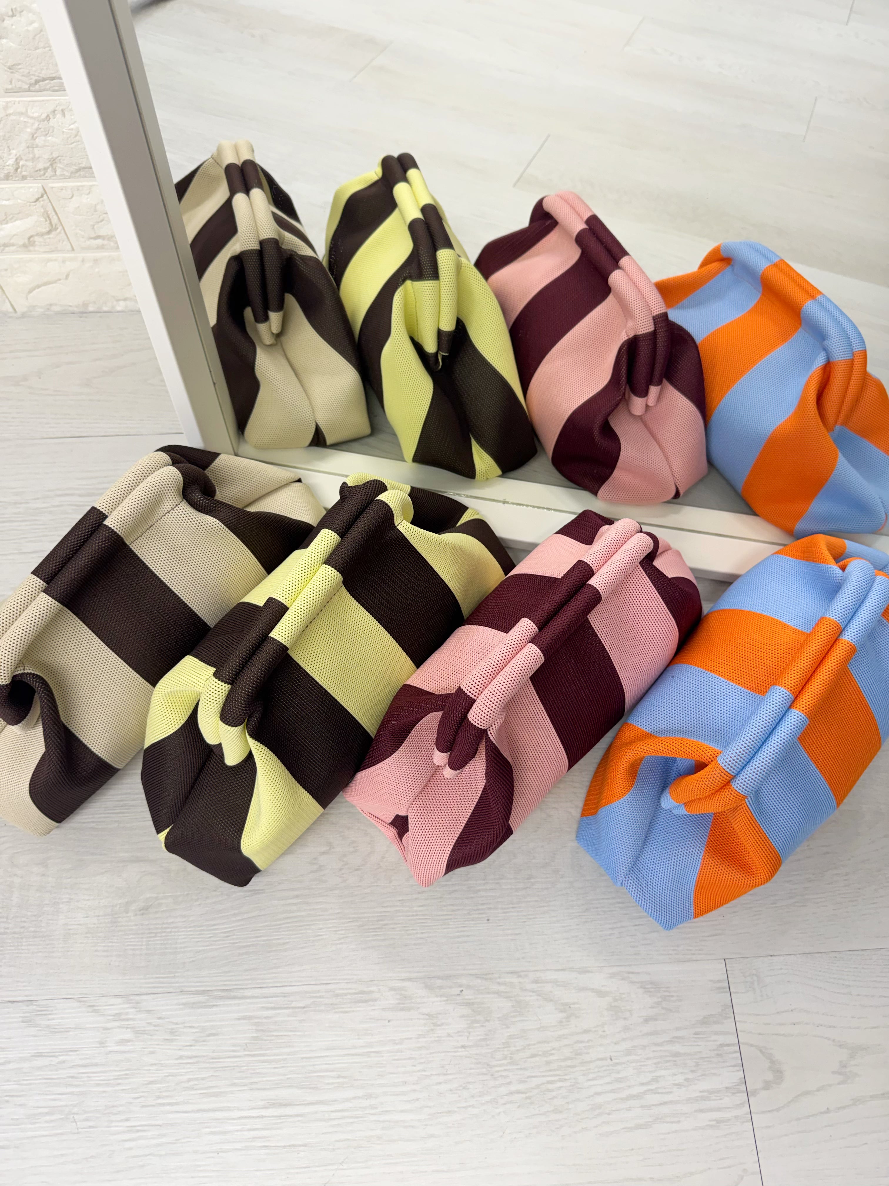 Pouch bag STRIPES +colori