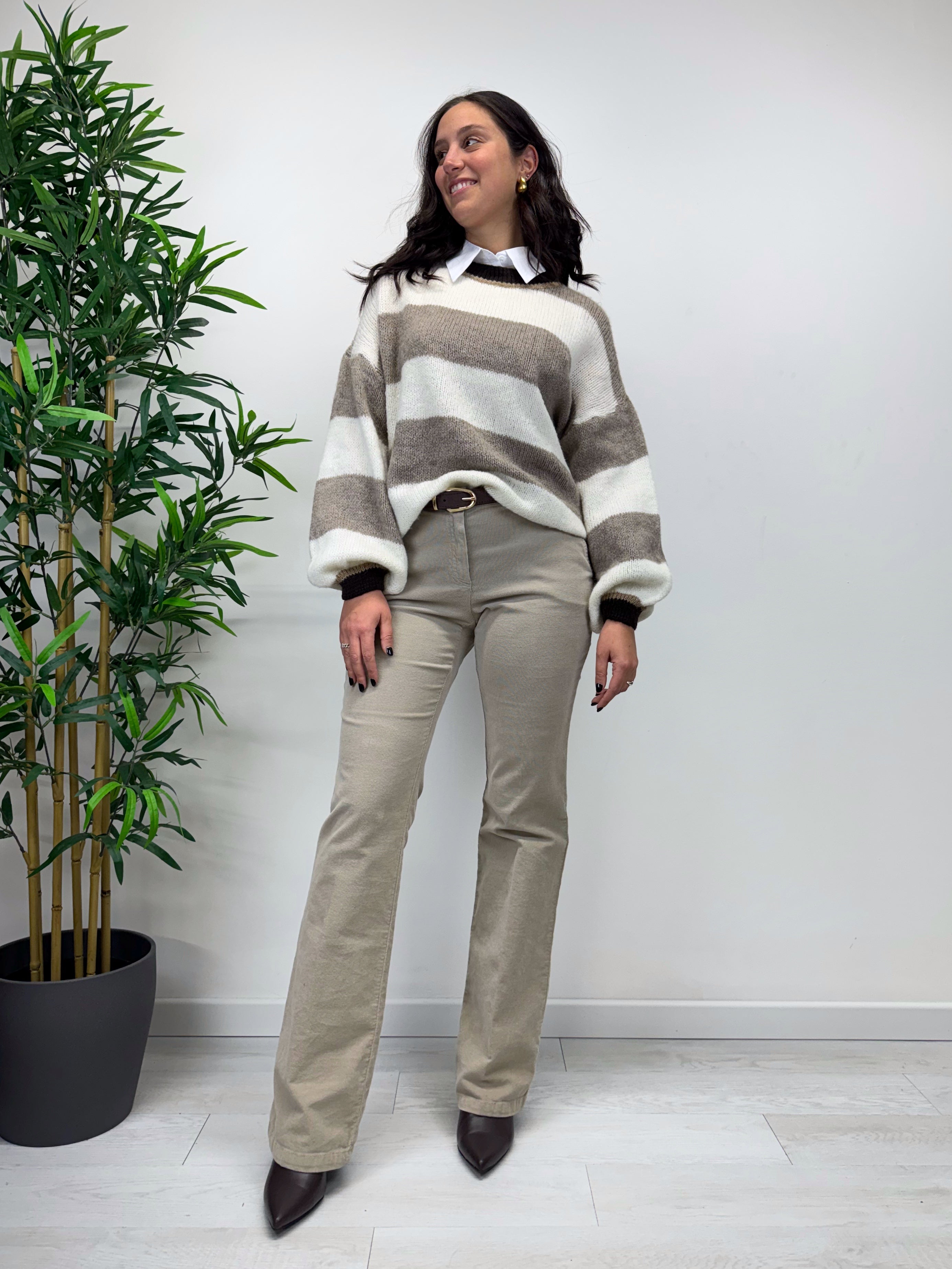 Pantaloni VICTORIA beige