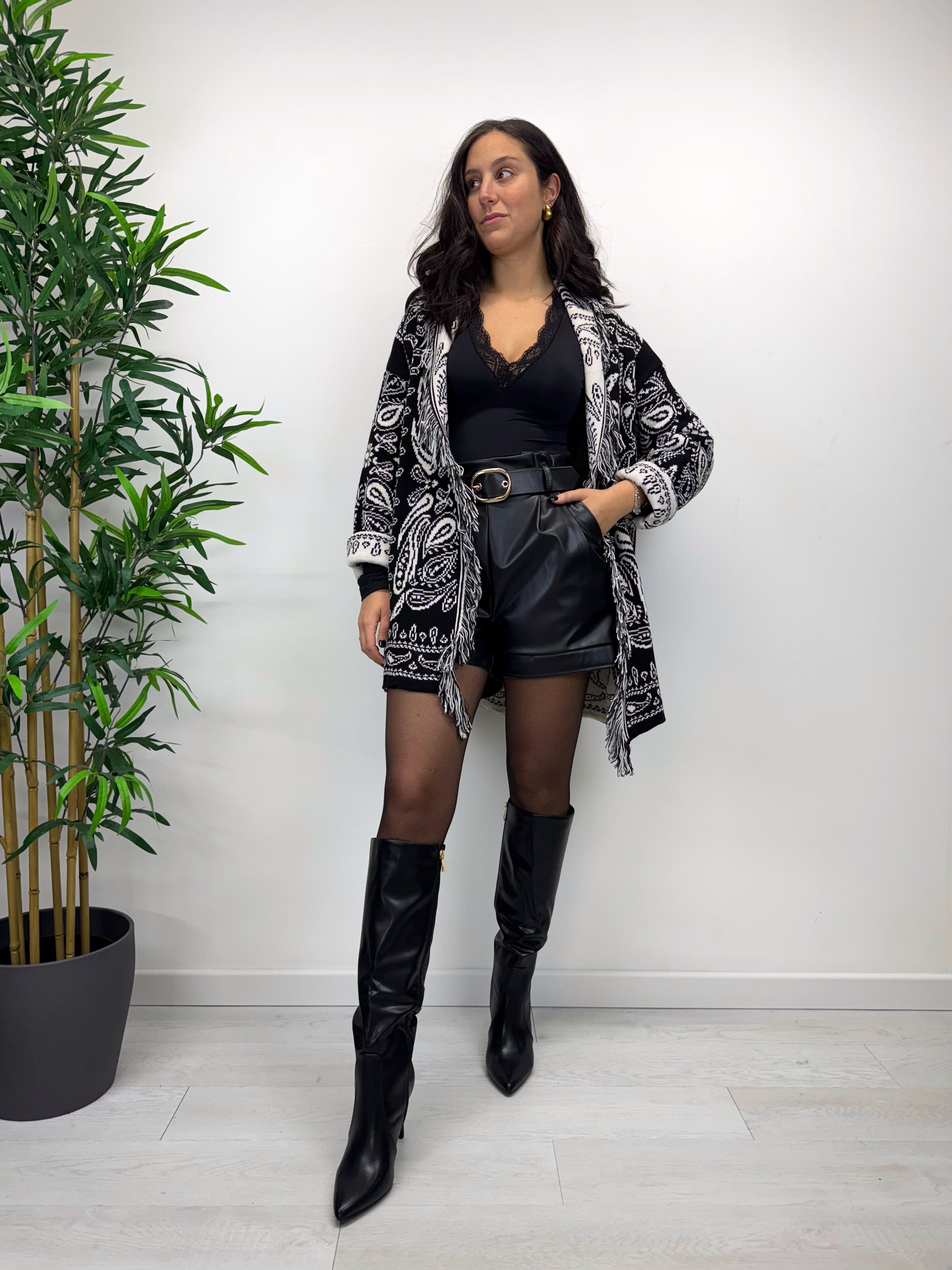 Shorts in ecopelle