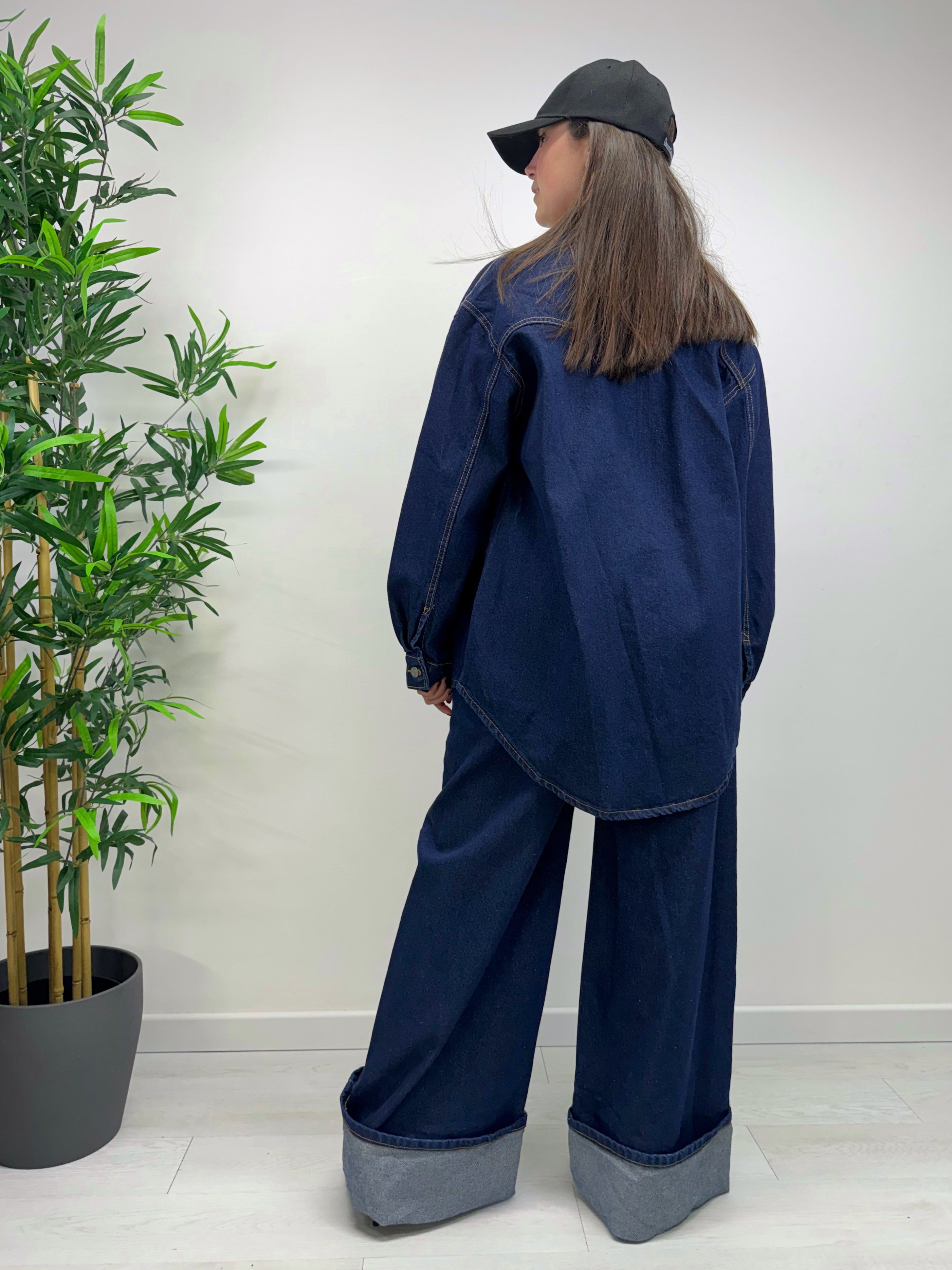 Completo denim scuro