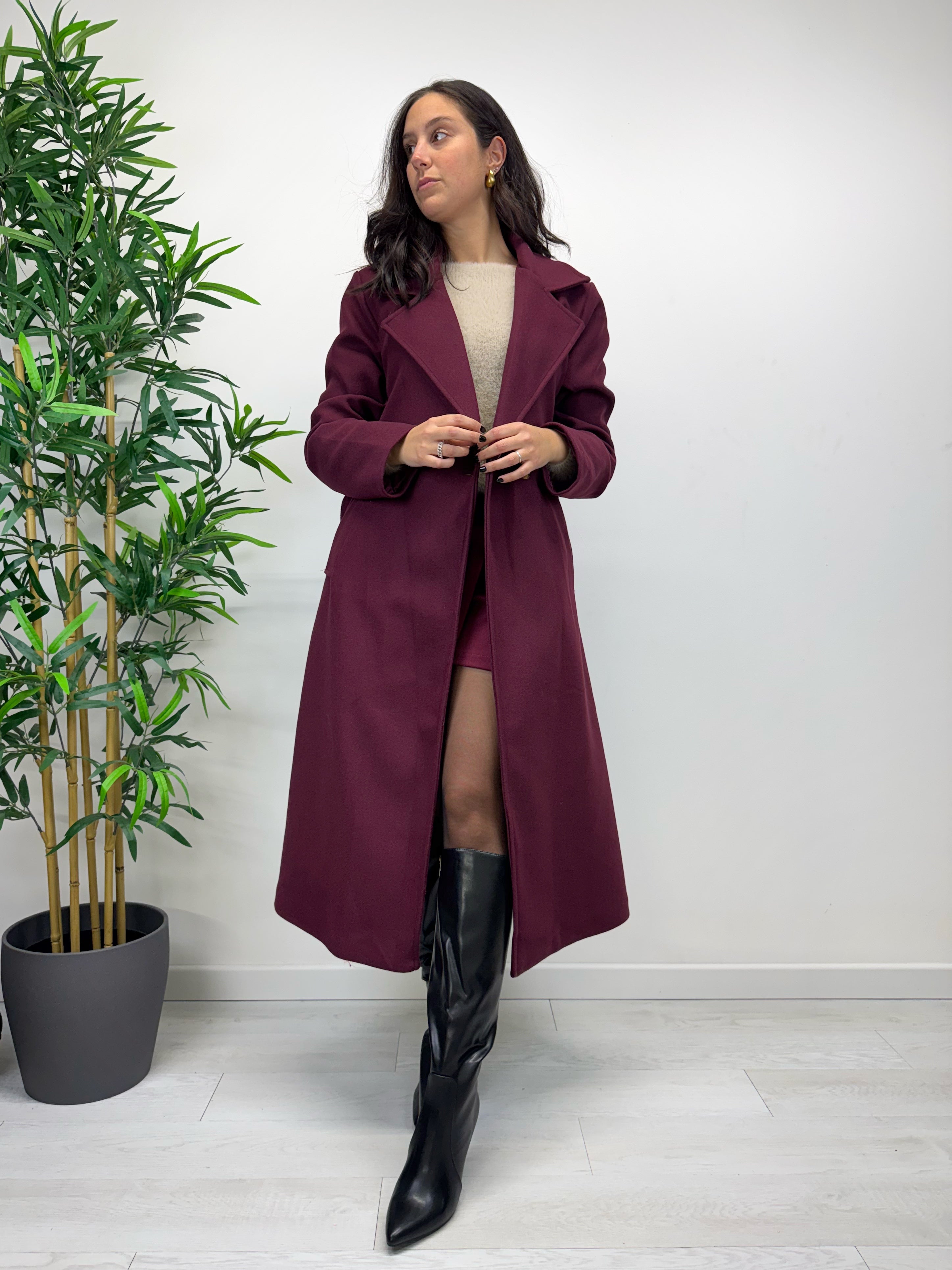 Cappotto DAFNE vino