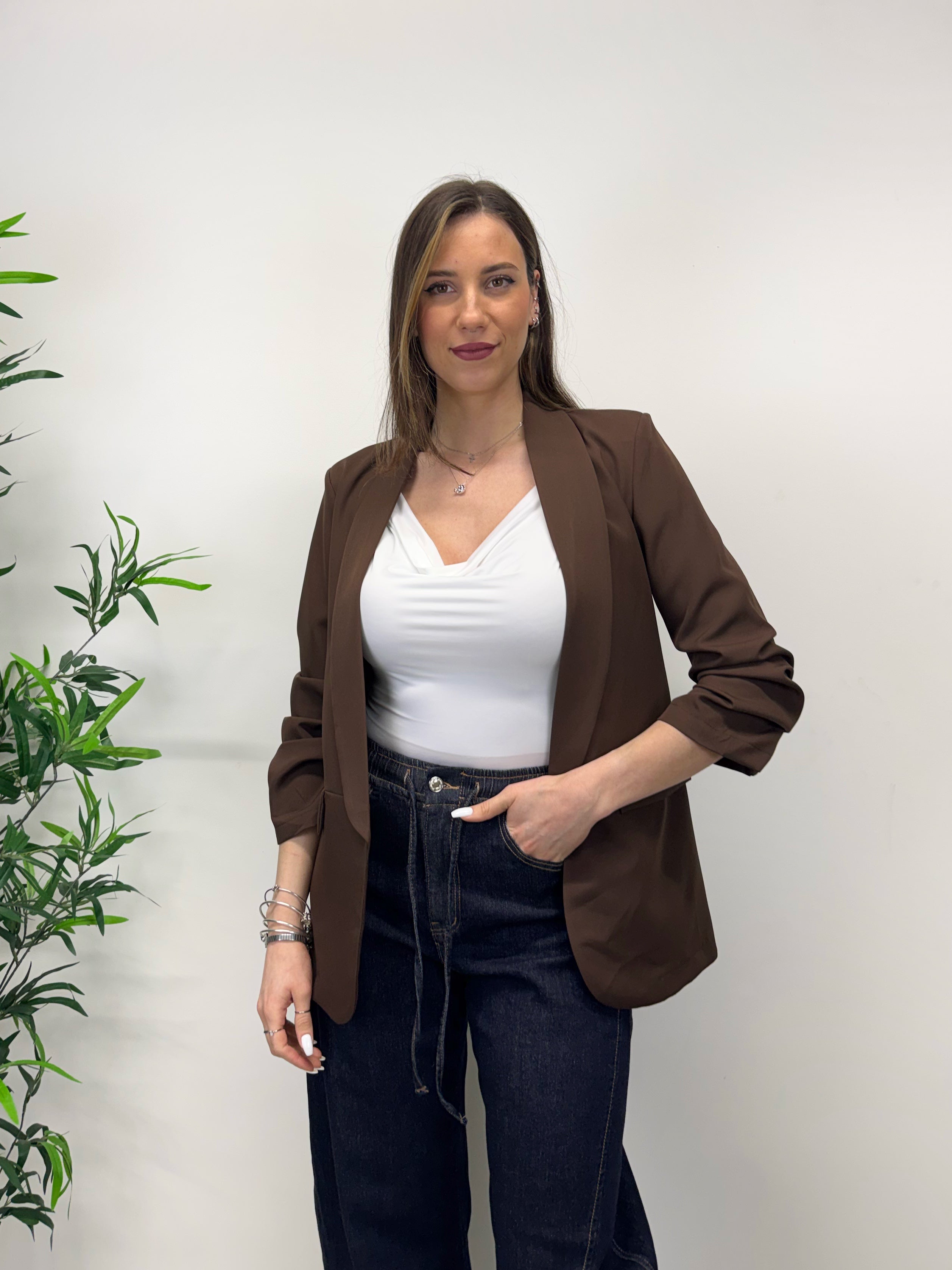 Blazer MARGARET cioccolato