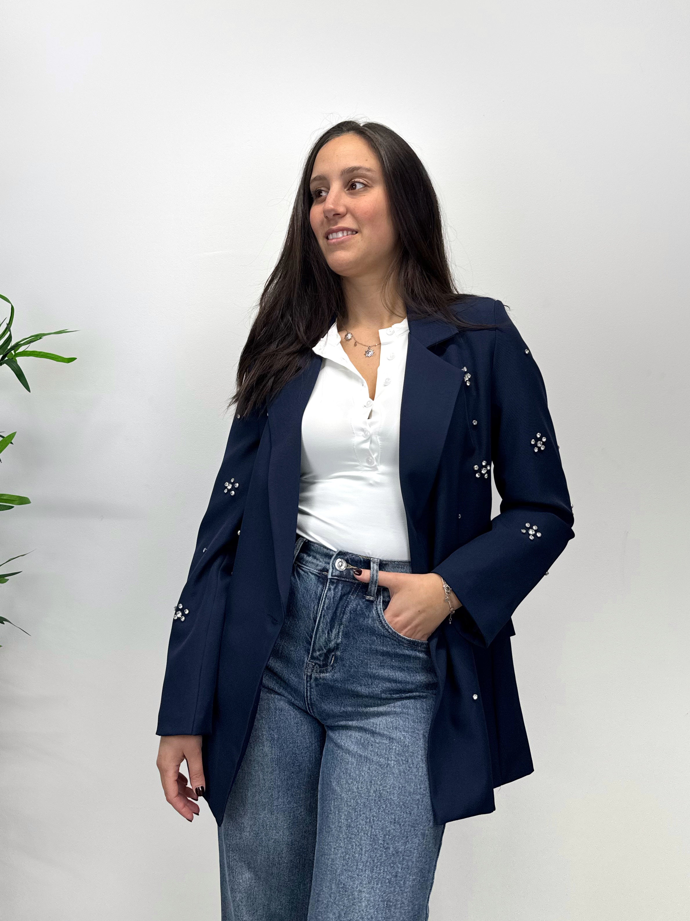 Giacca JEWELS blu navy