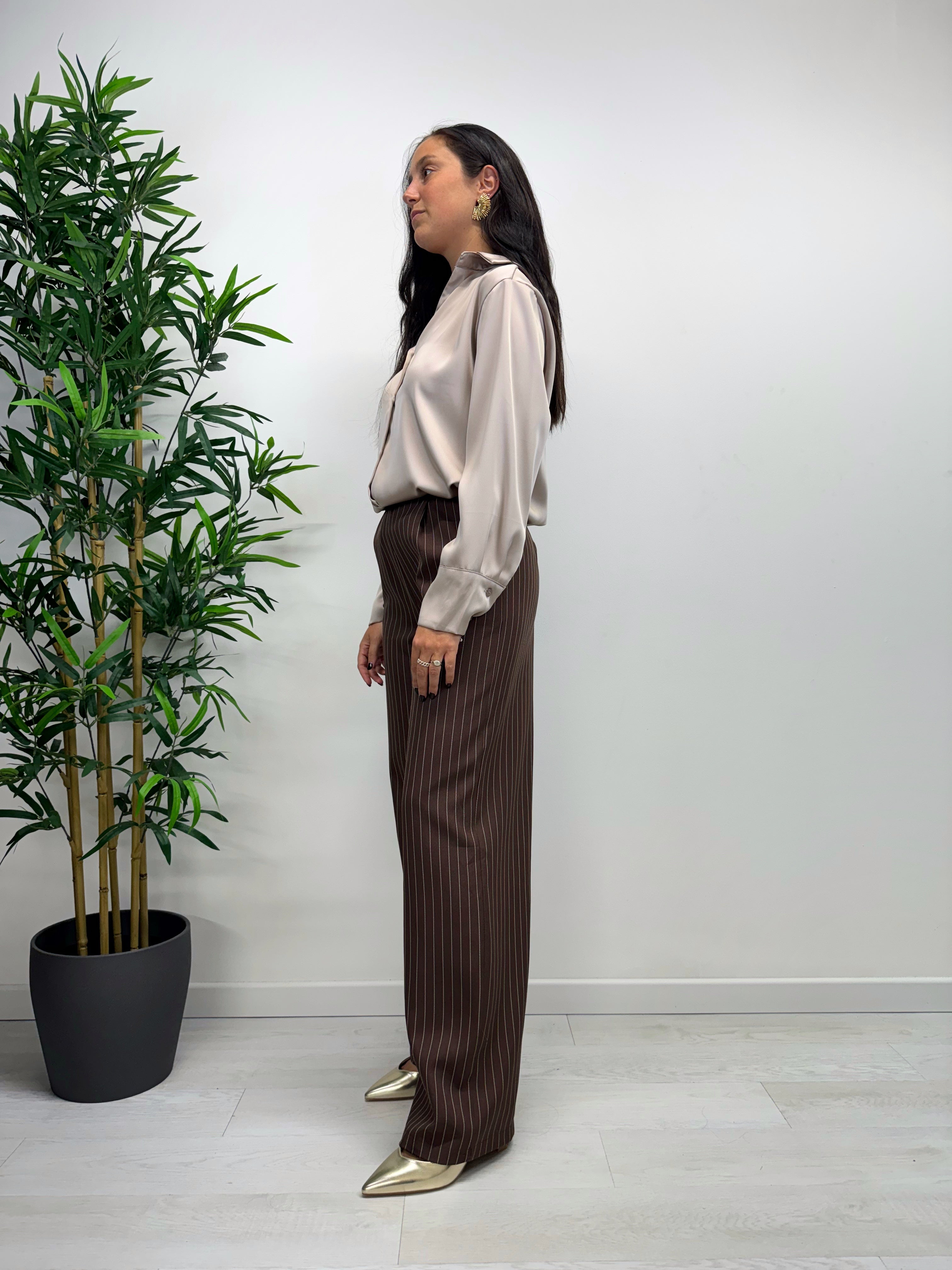 Pantaloni NY cioccolato