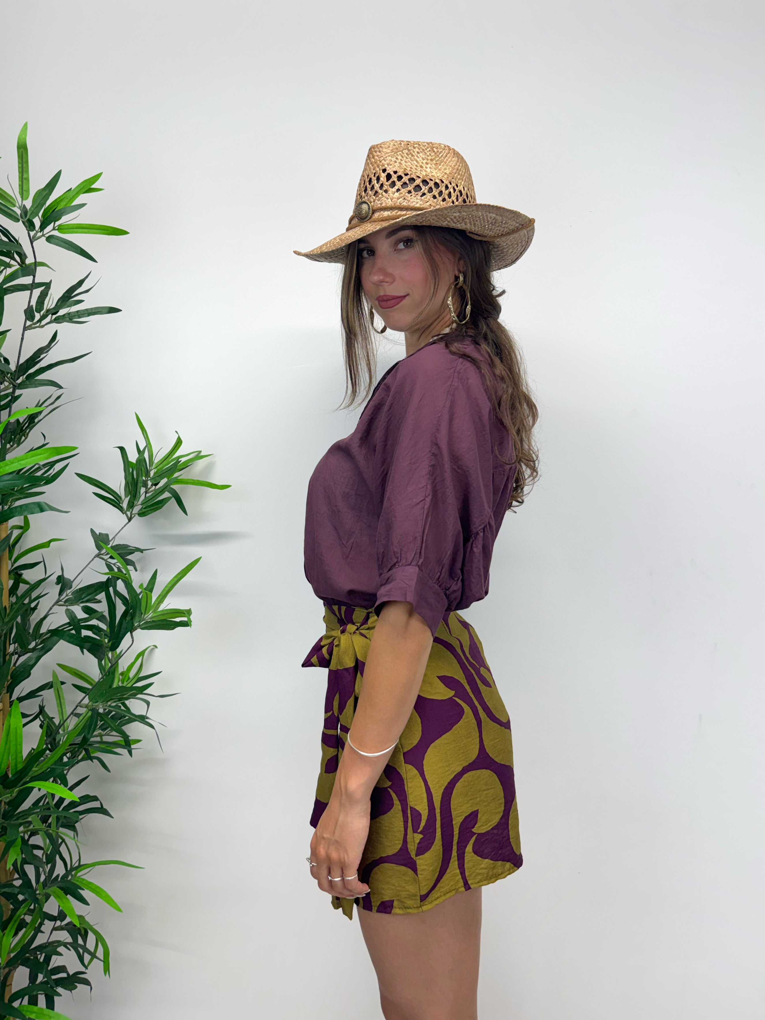 Camicia MERIDA vino