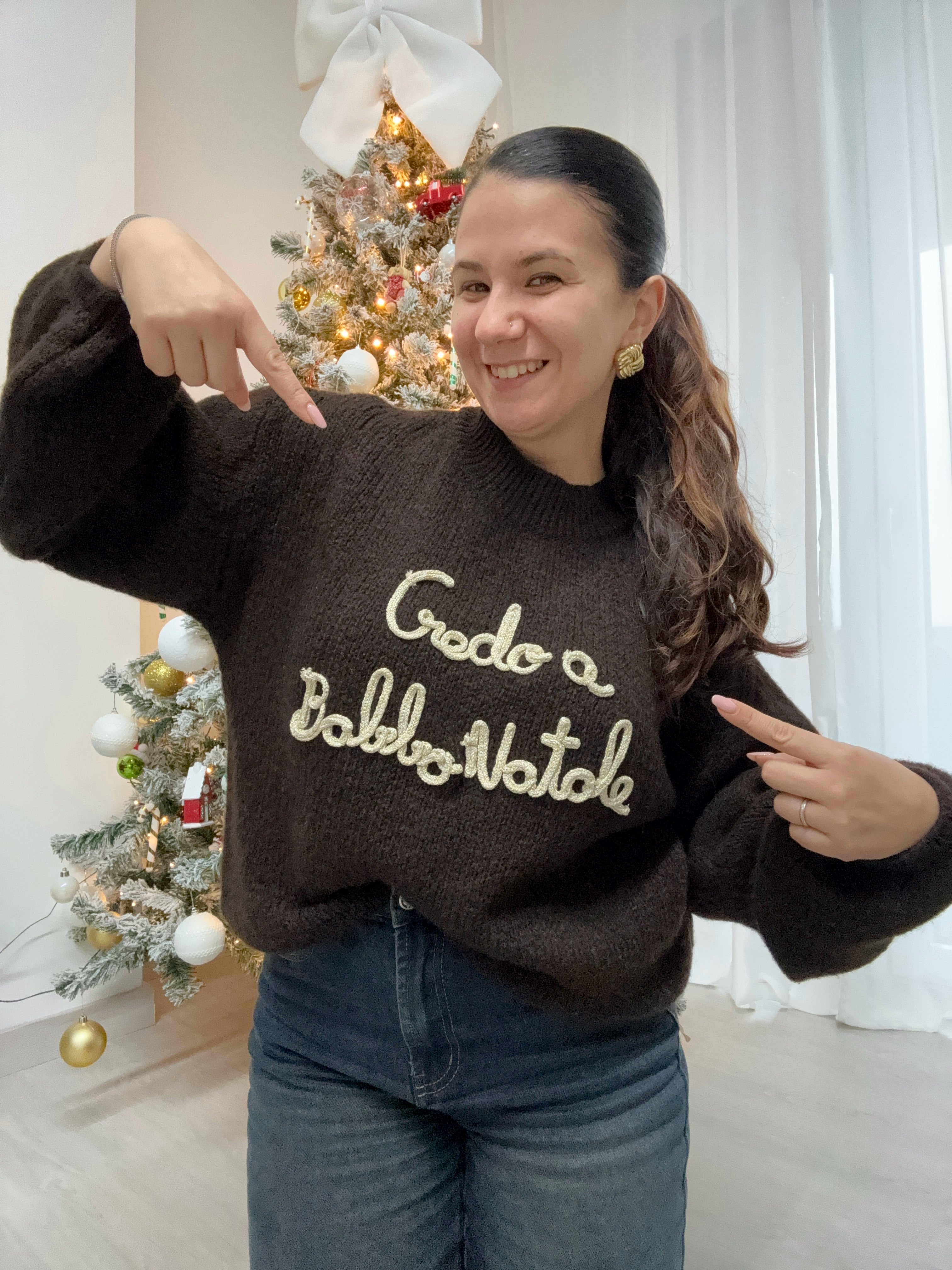 Maglioncino Babbo Natale +colori