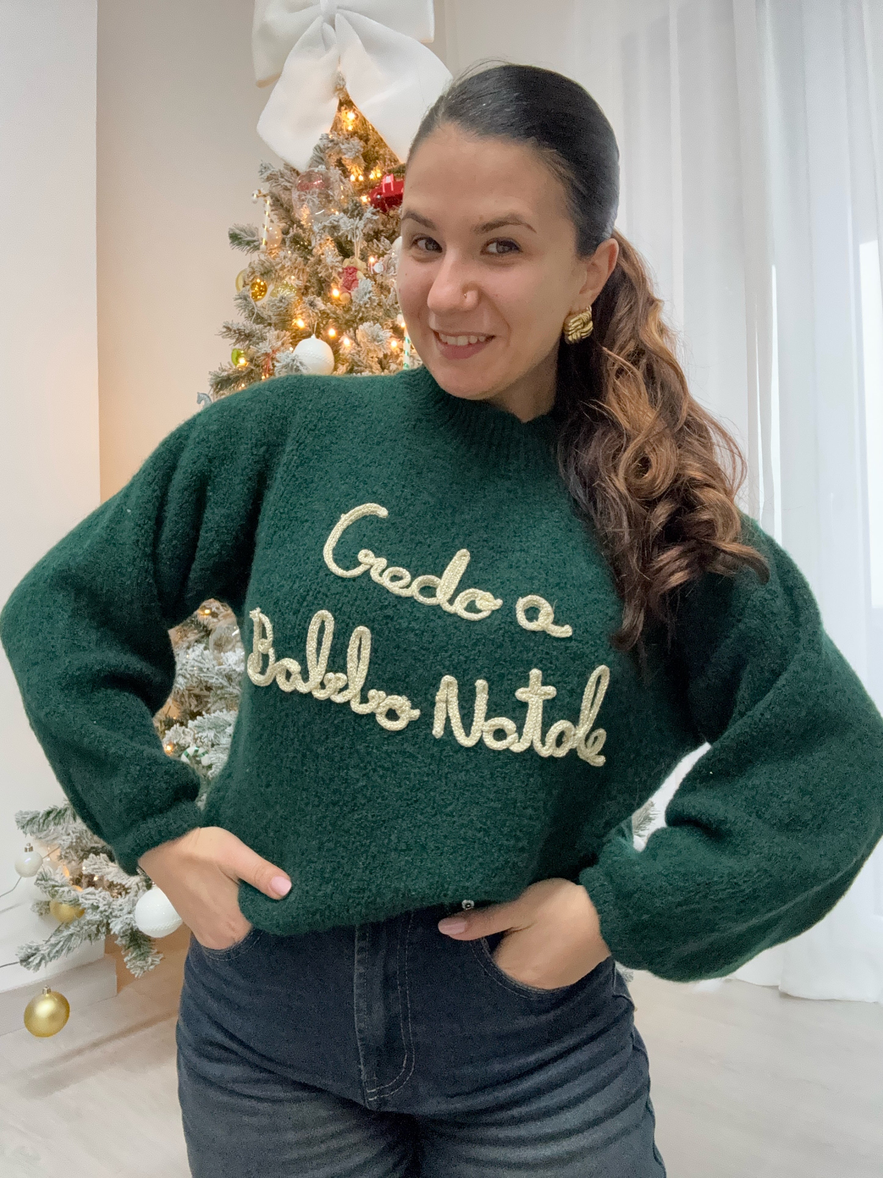 Maglioncino Babbo Natale +colori