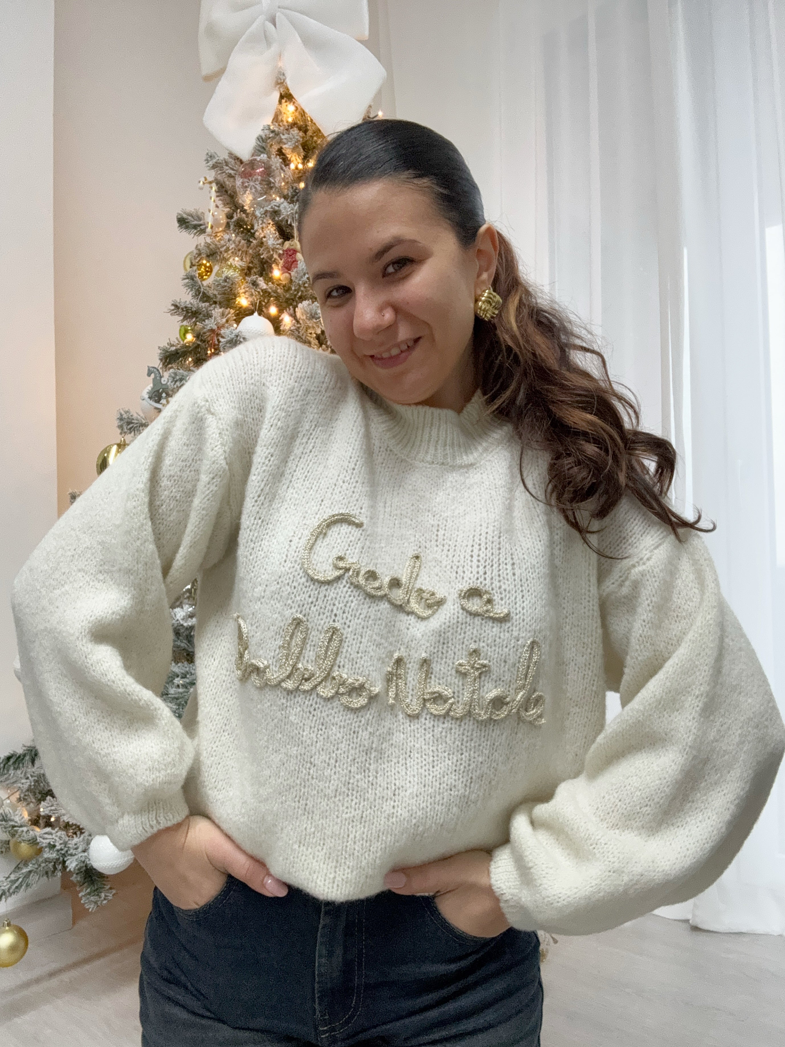 Maglioncino Babbo Natale +colori