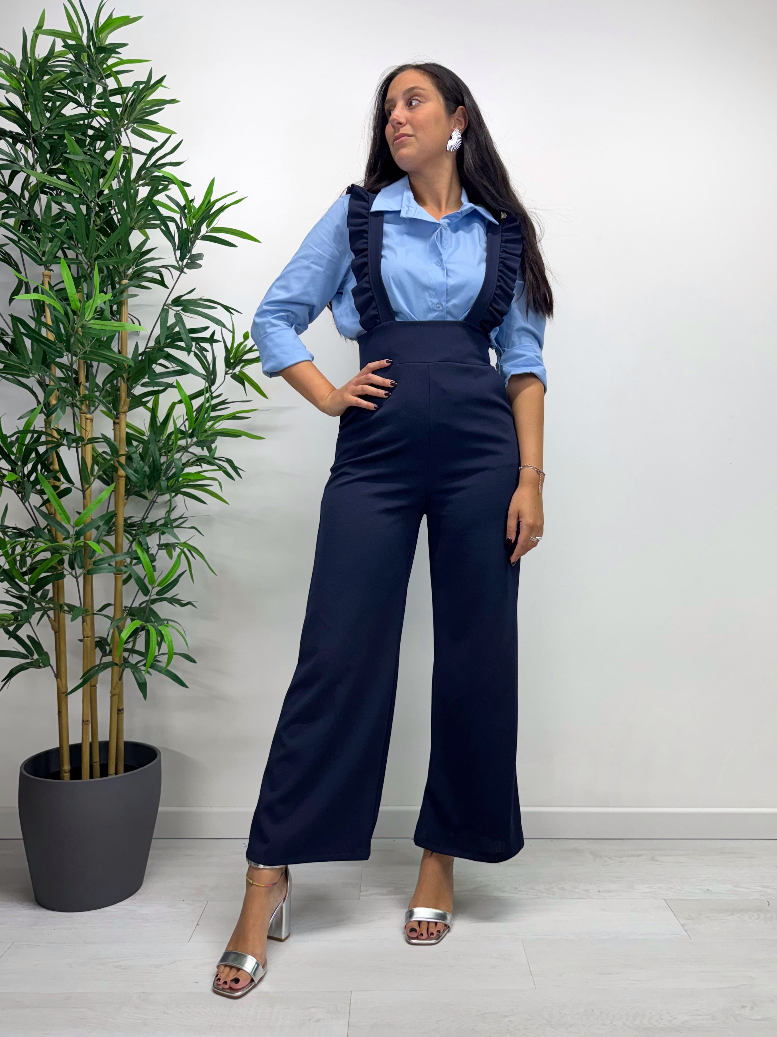 Salopette HURRICANE blu navy