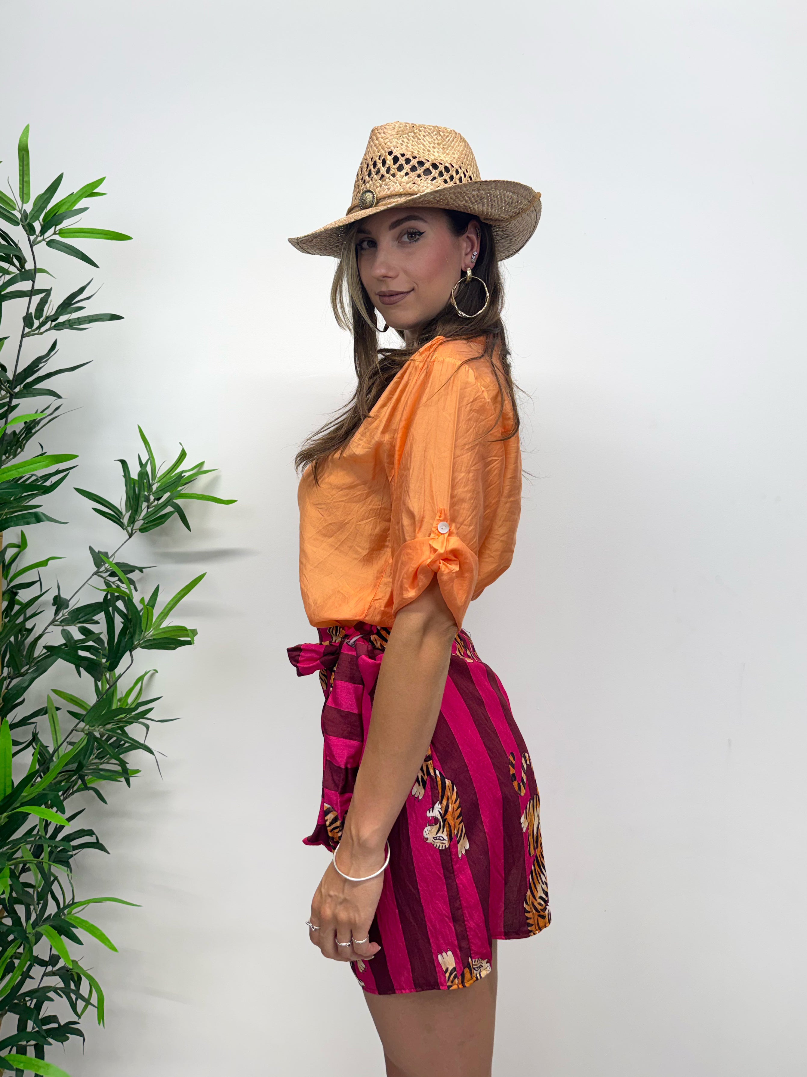 Camicia DANAE albicocca