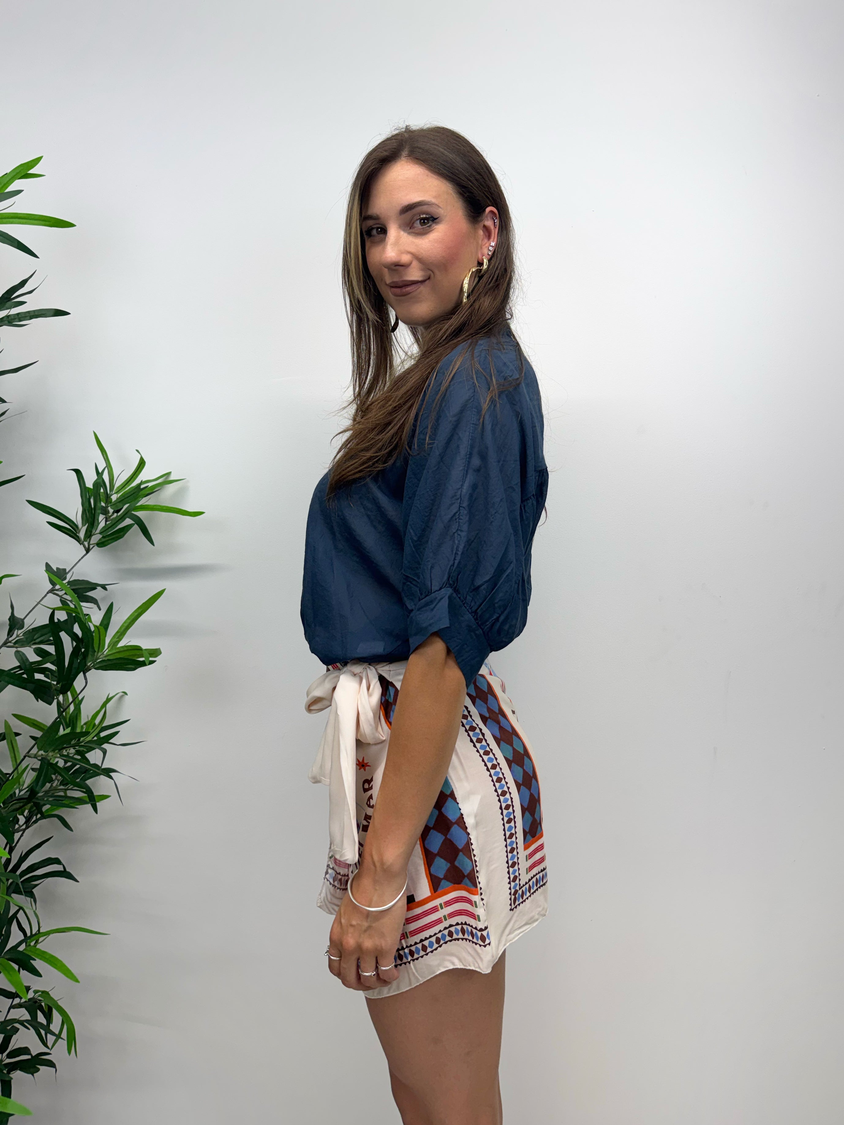 Camicia MERIDA blu navy