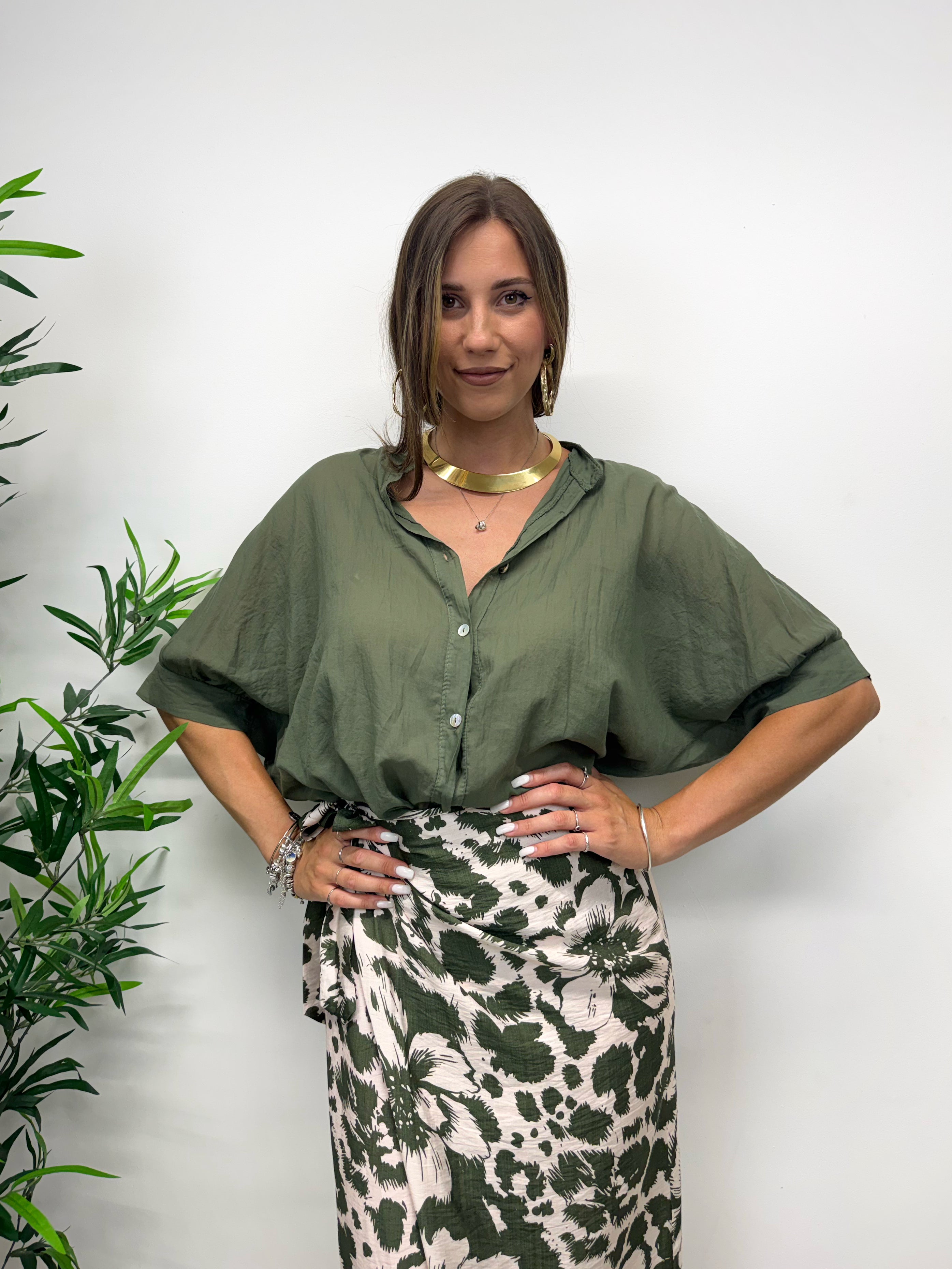 Camicia MERIDA verde militare