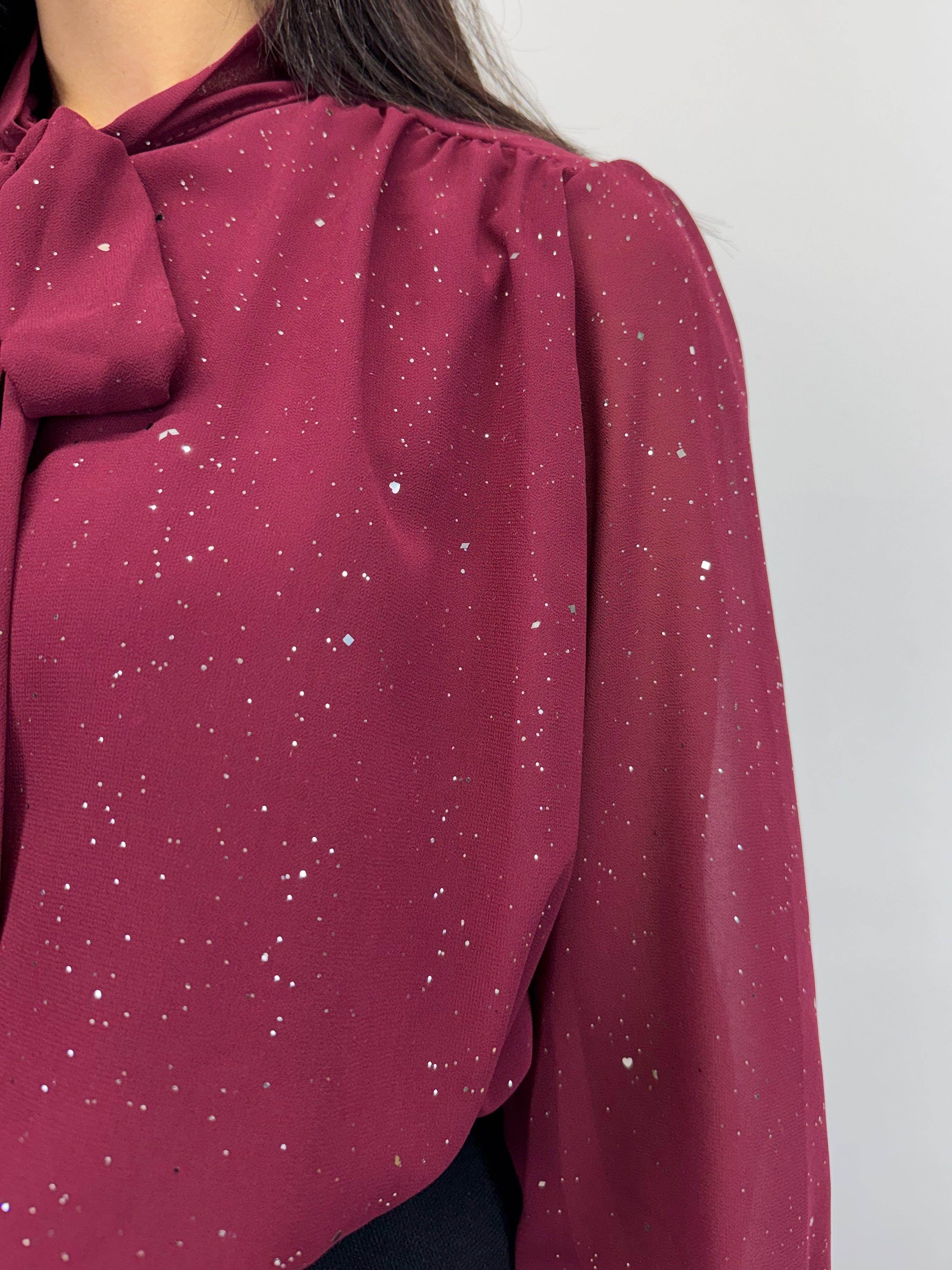 Blusa SHINE vino