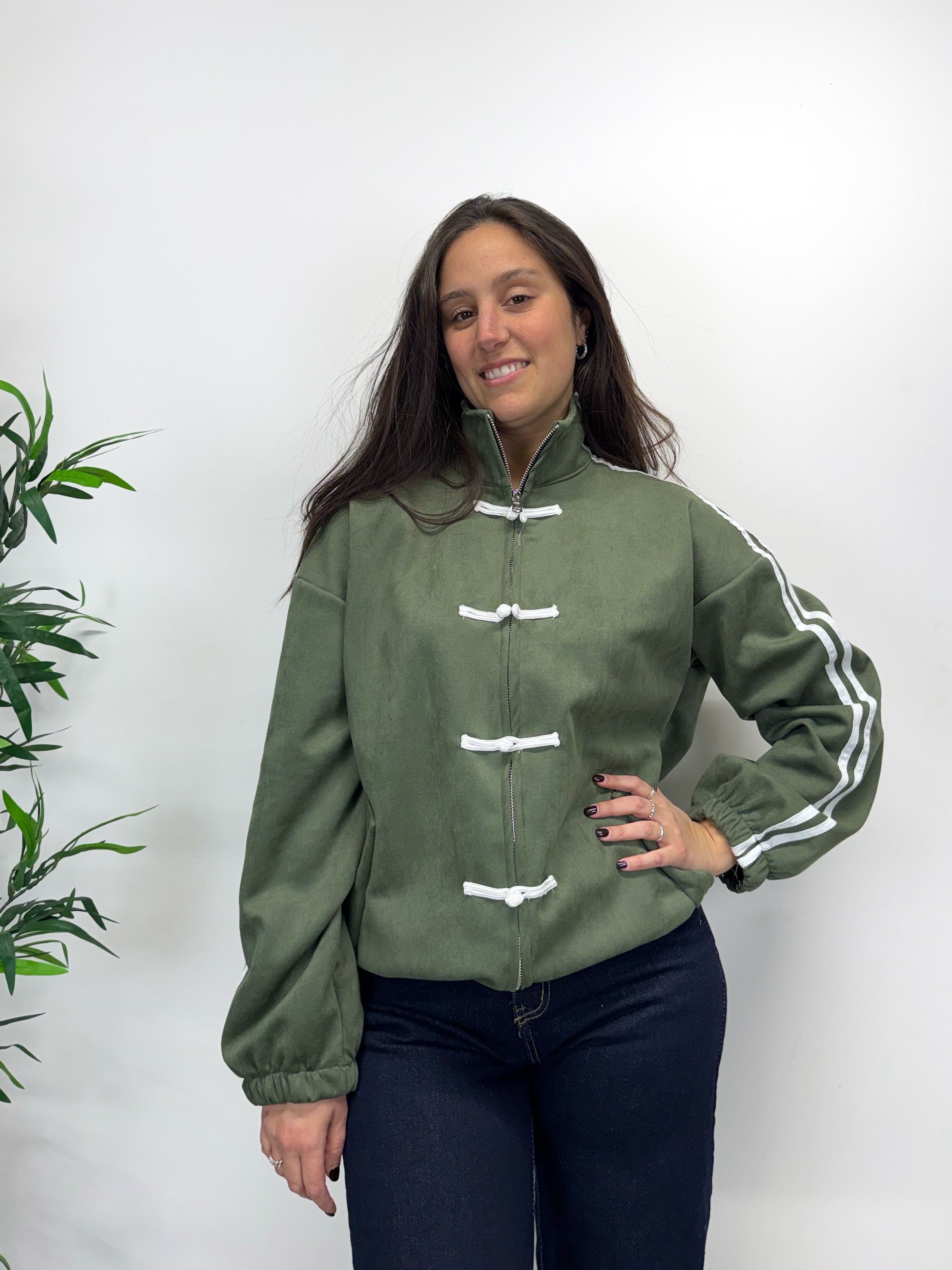 Bomber JAPAN verde militare