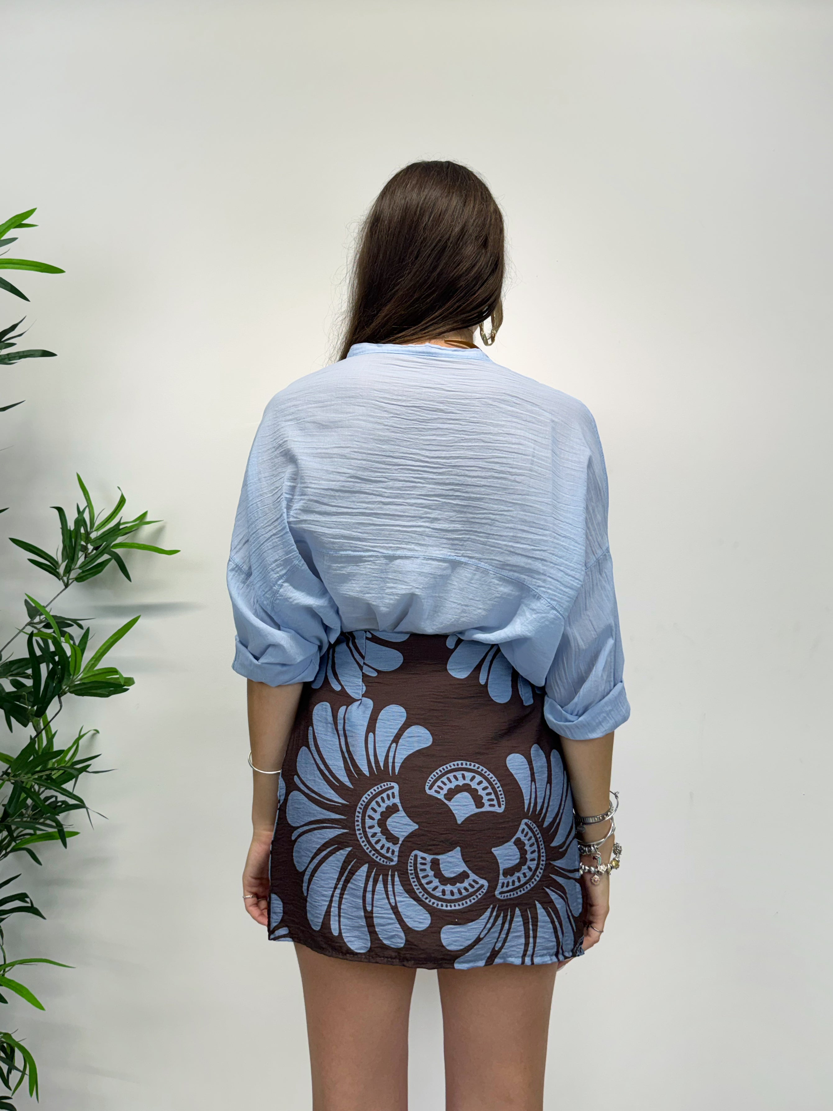 Camicia MERIDA cielo