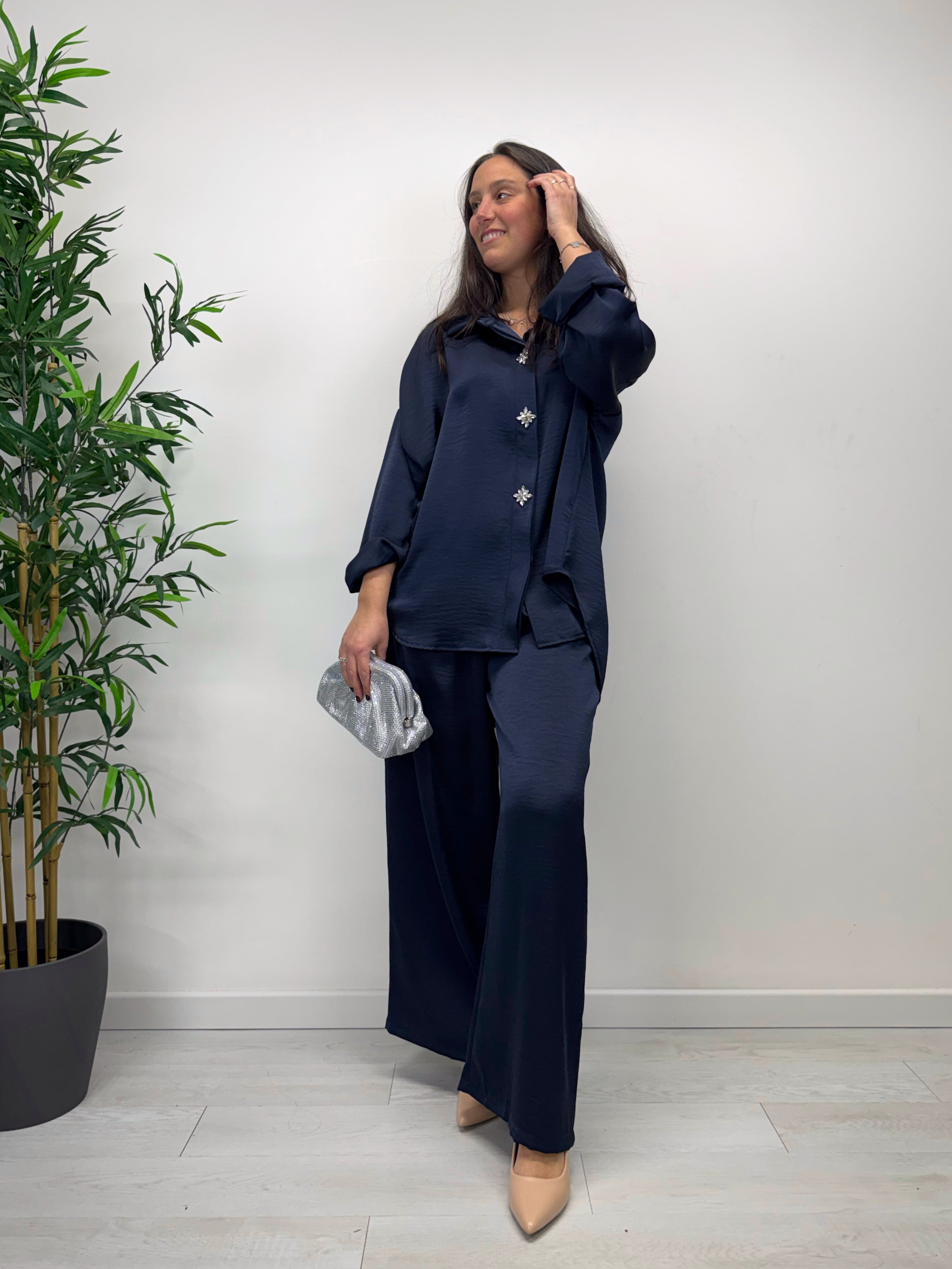 Camicione SAMANTHA blu navy