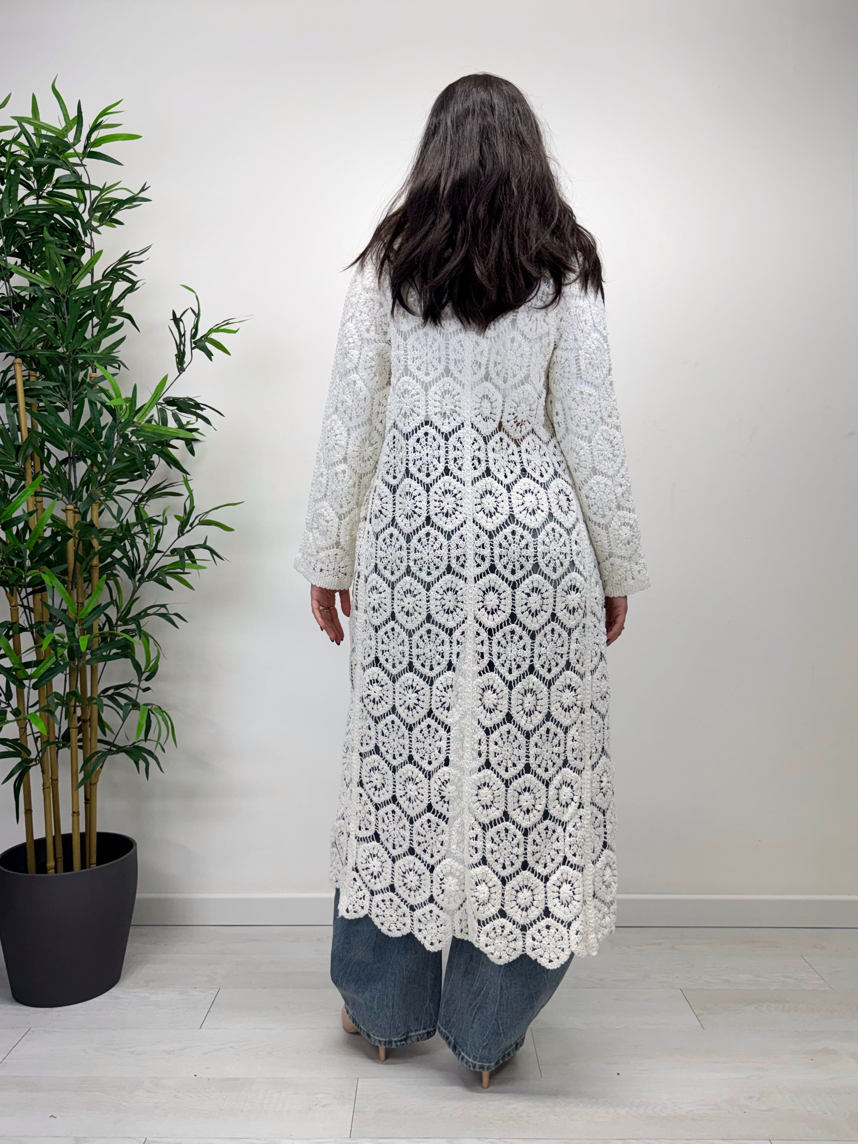 Cardigan ESMERALDA bianco