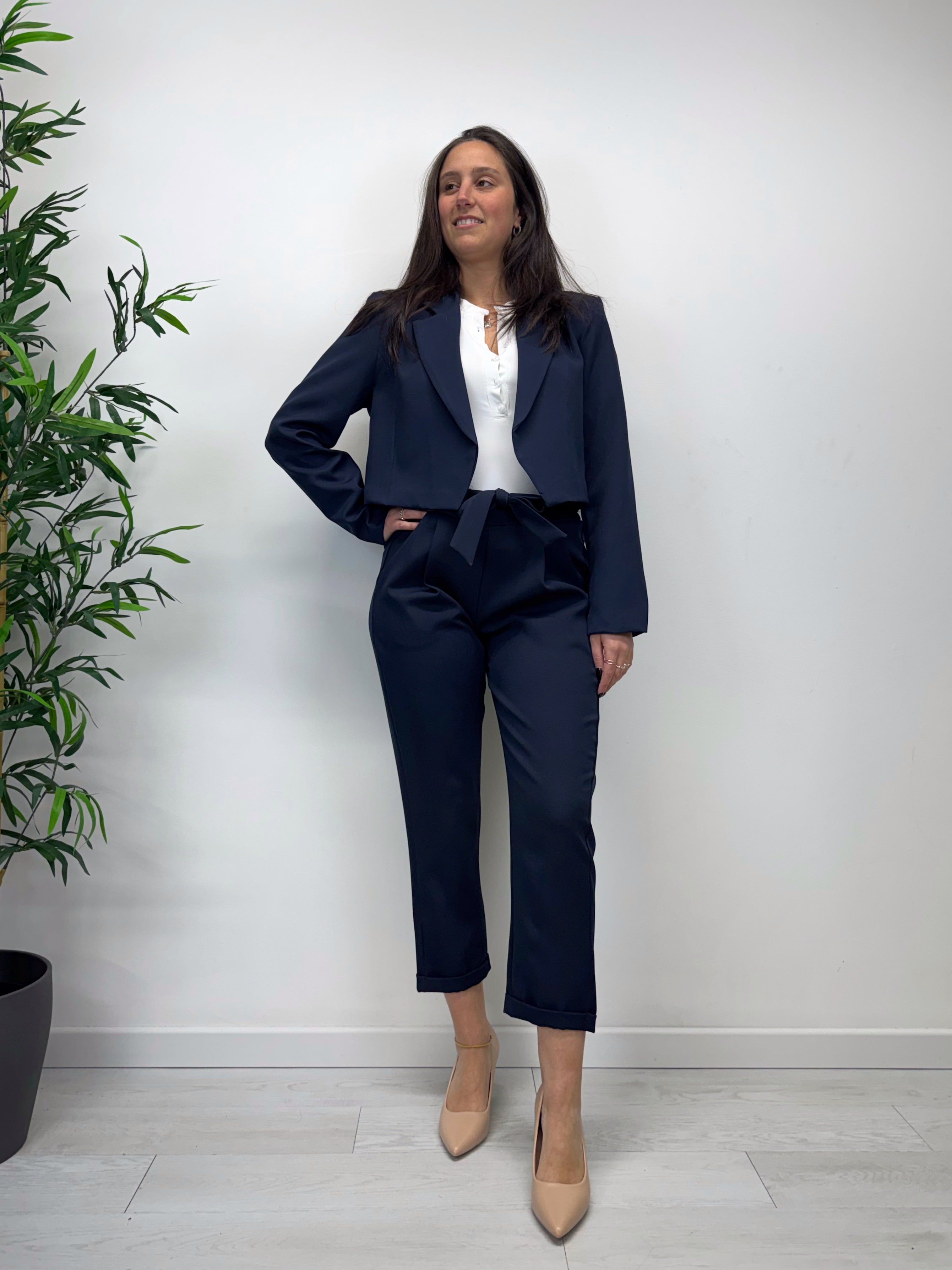 Blazer crop ROMANCE +colori