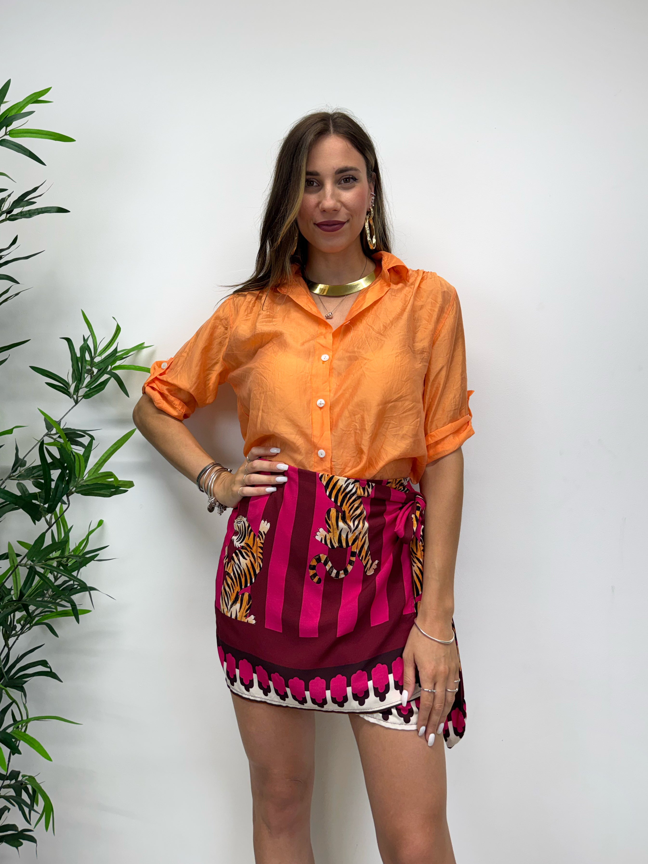 Camicia DANAE albicocca