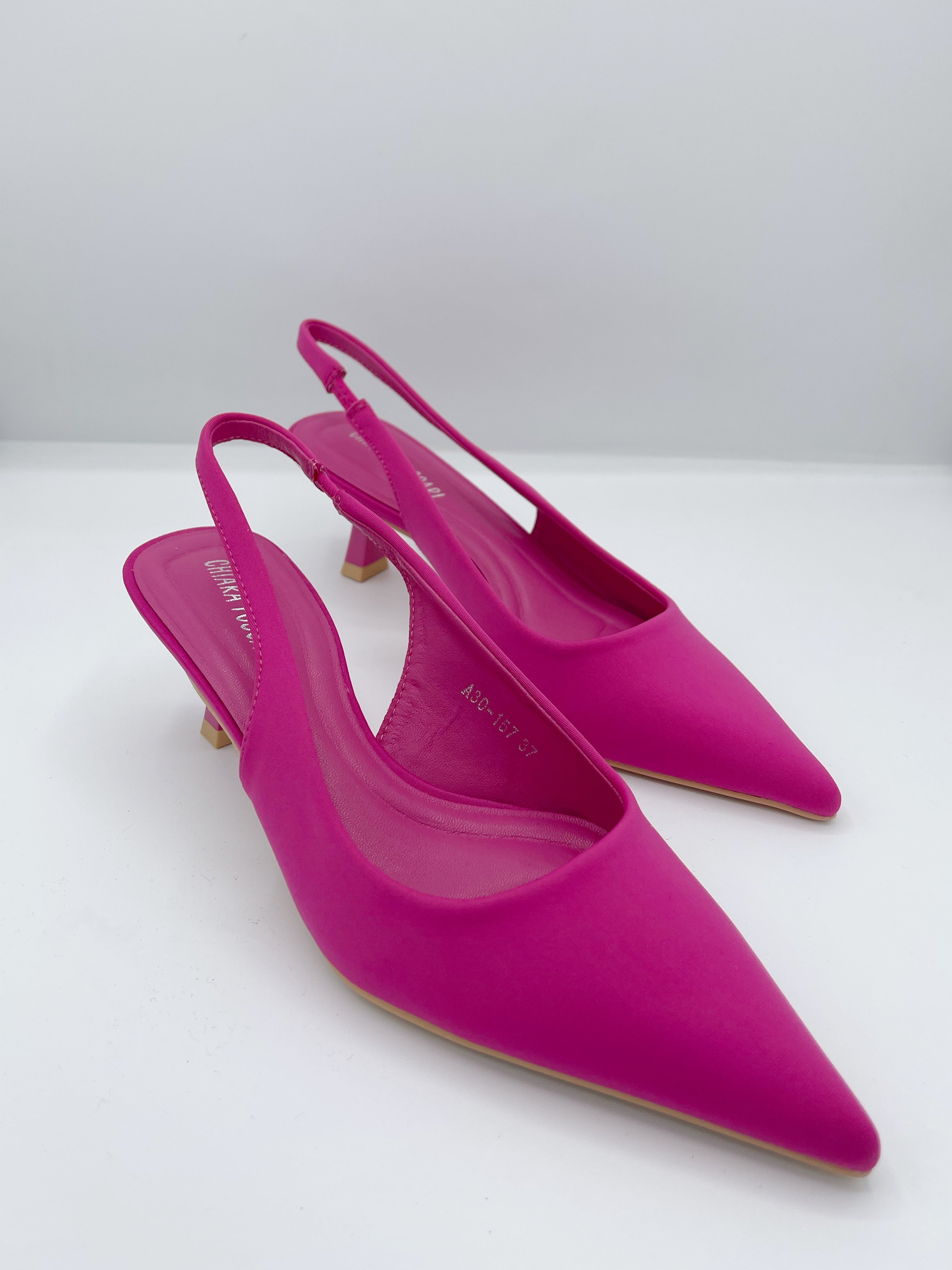 Sling back fucsia