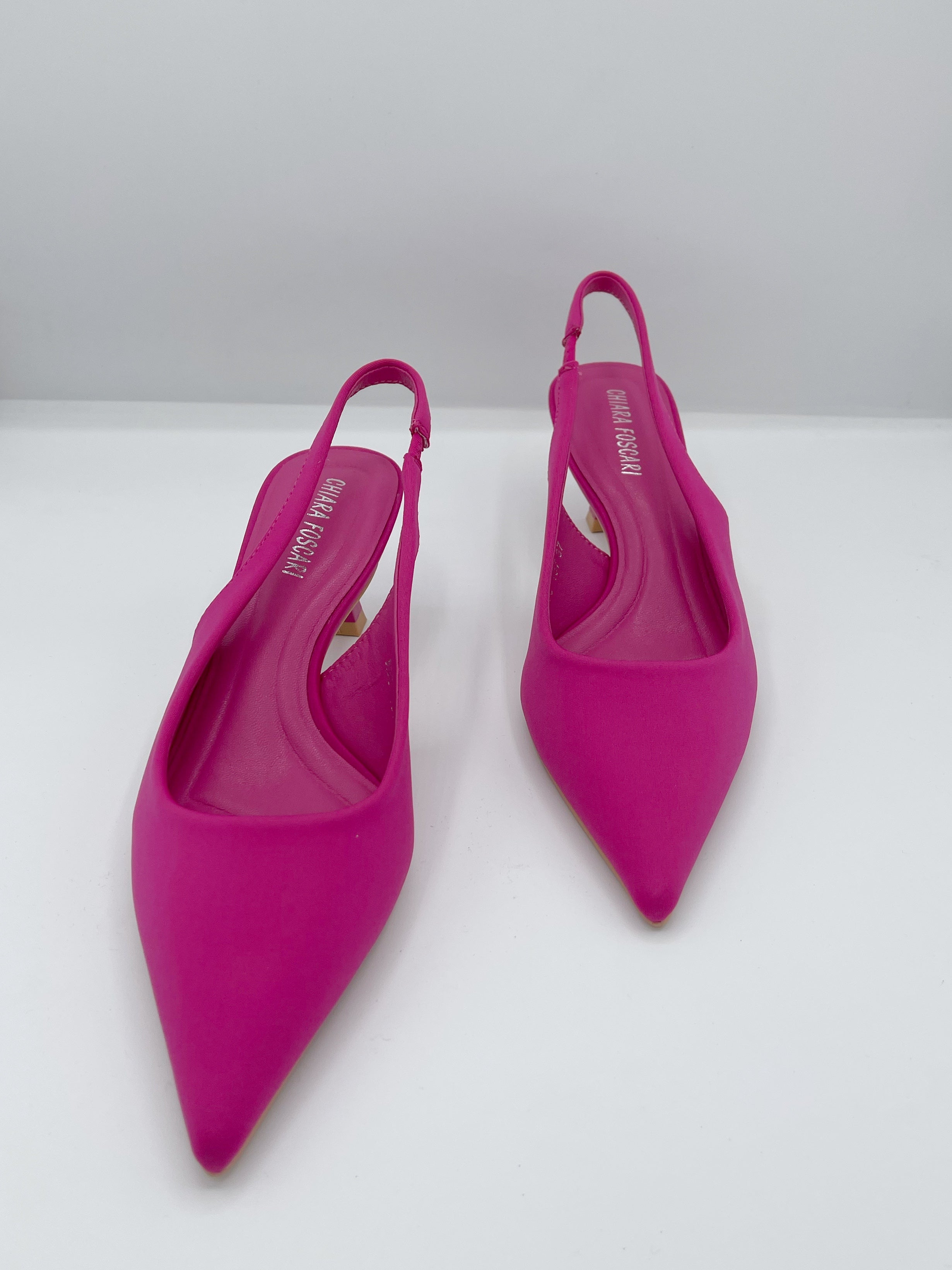 Sling back fucsia