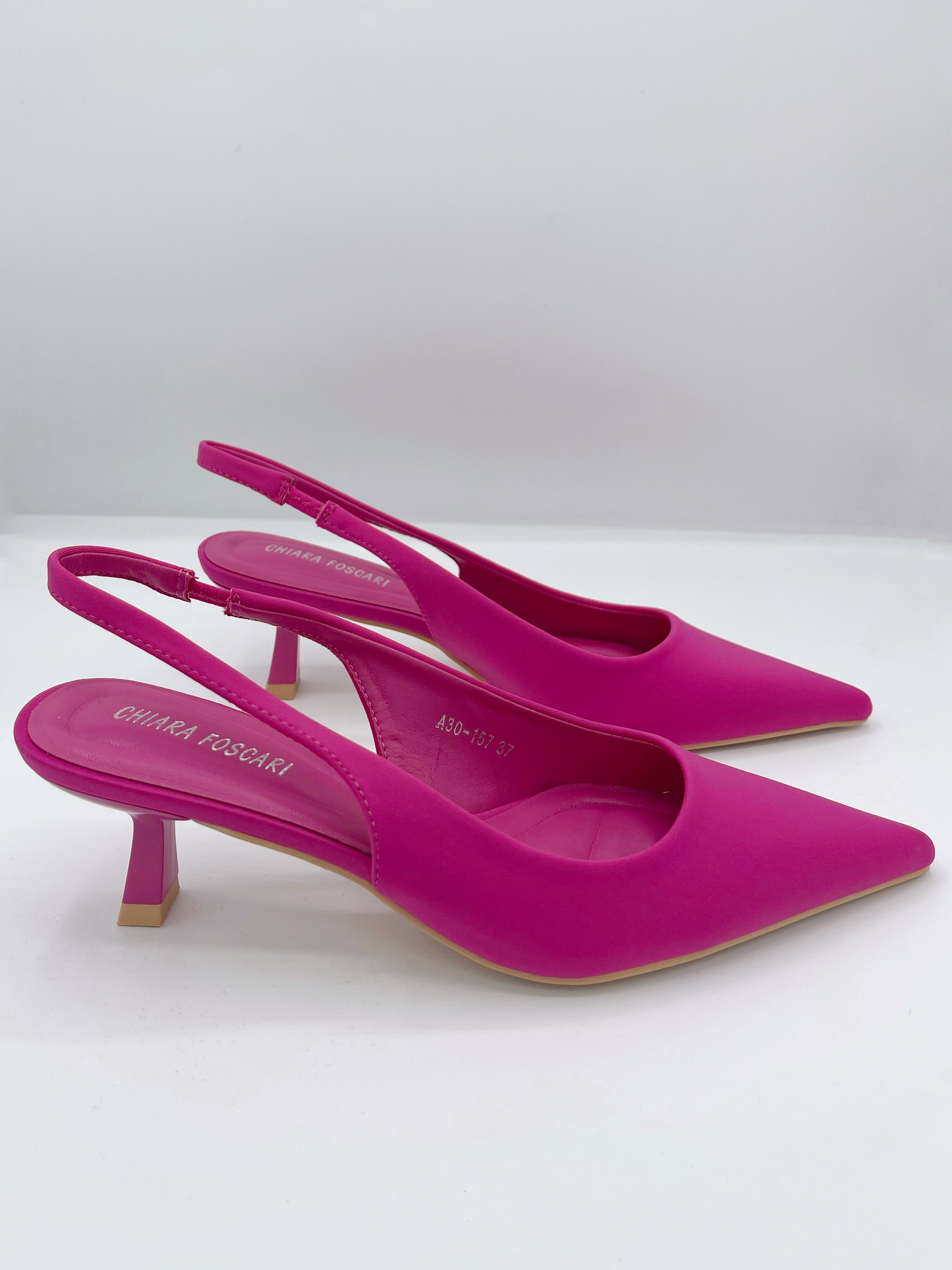 Sling back fucsia