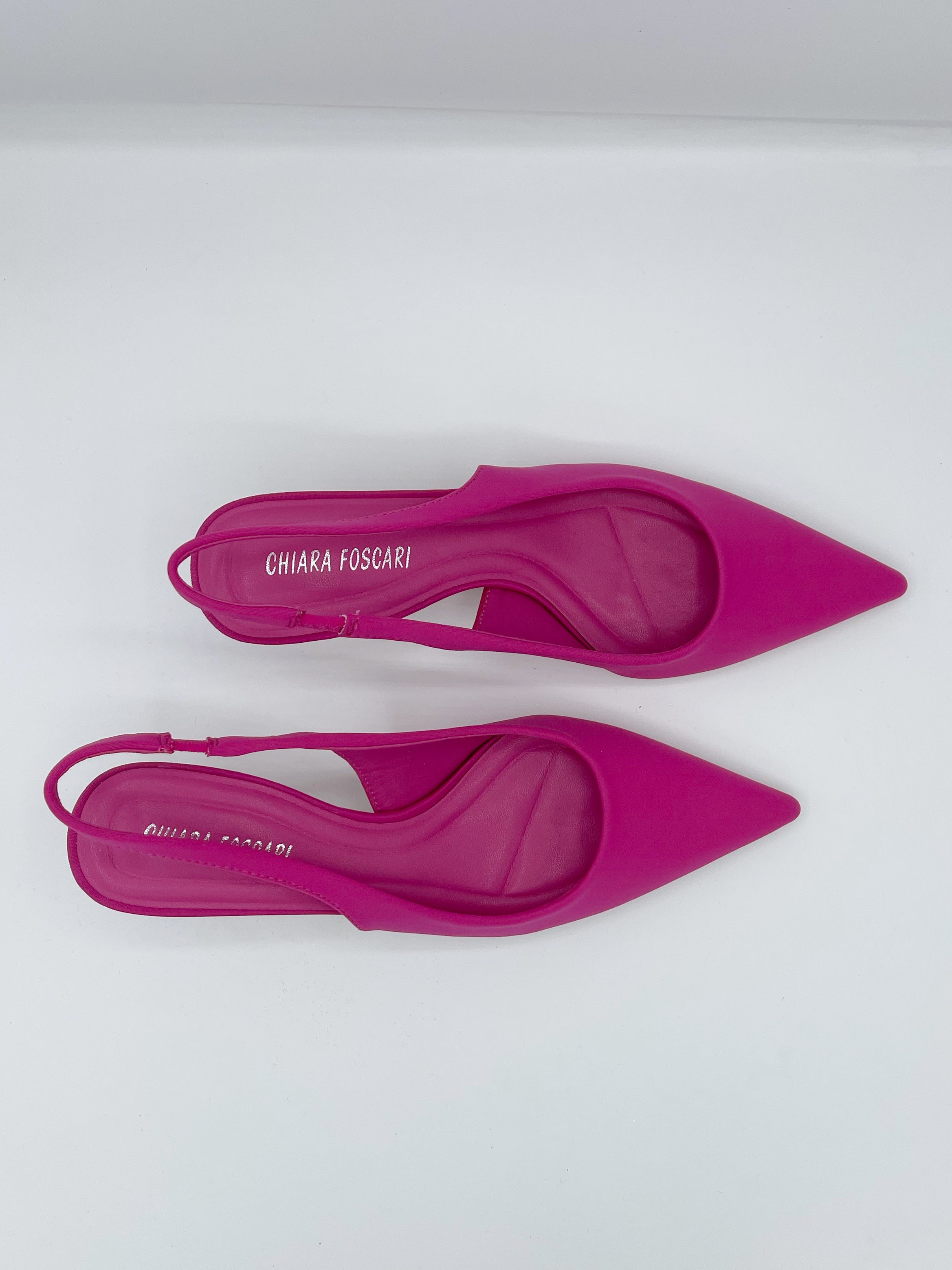 Sling back fucsia