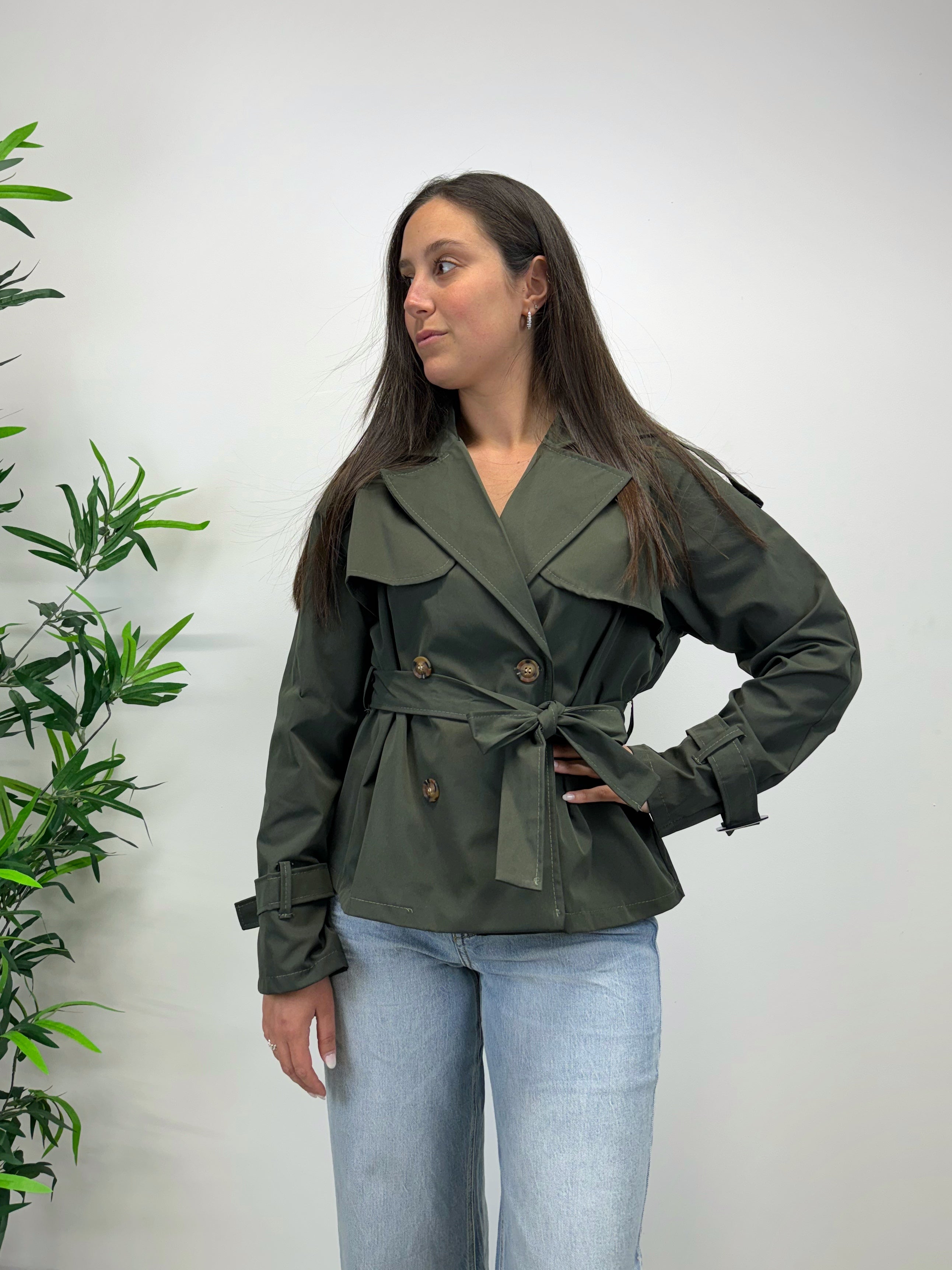 Trench corto +colori