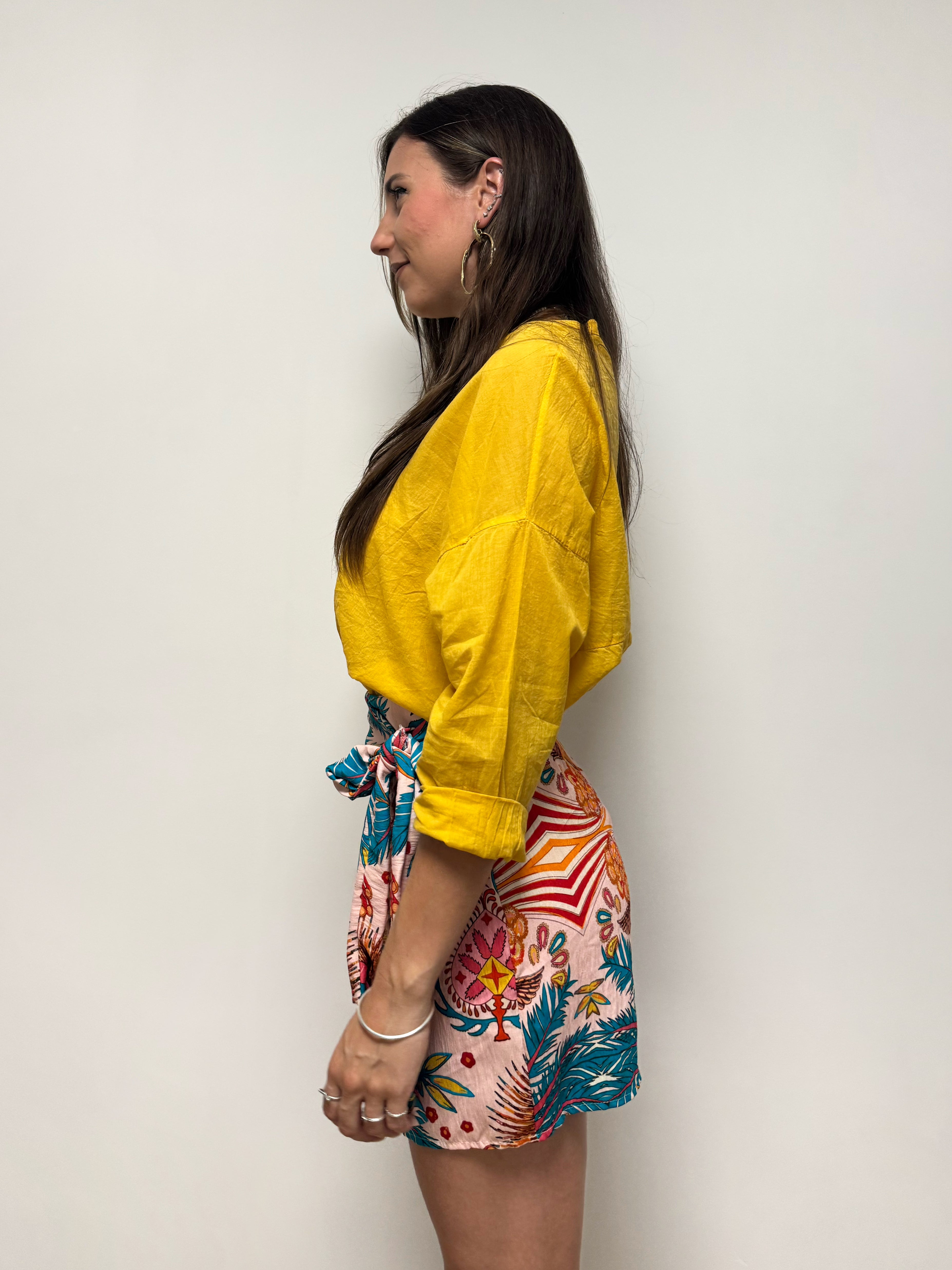 Camicia MERIDA senape
