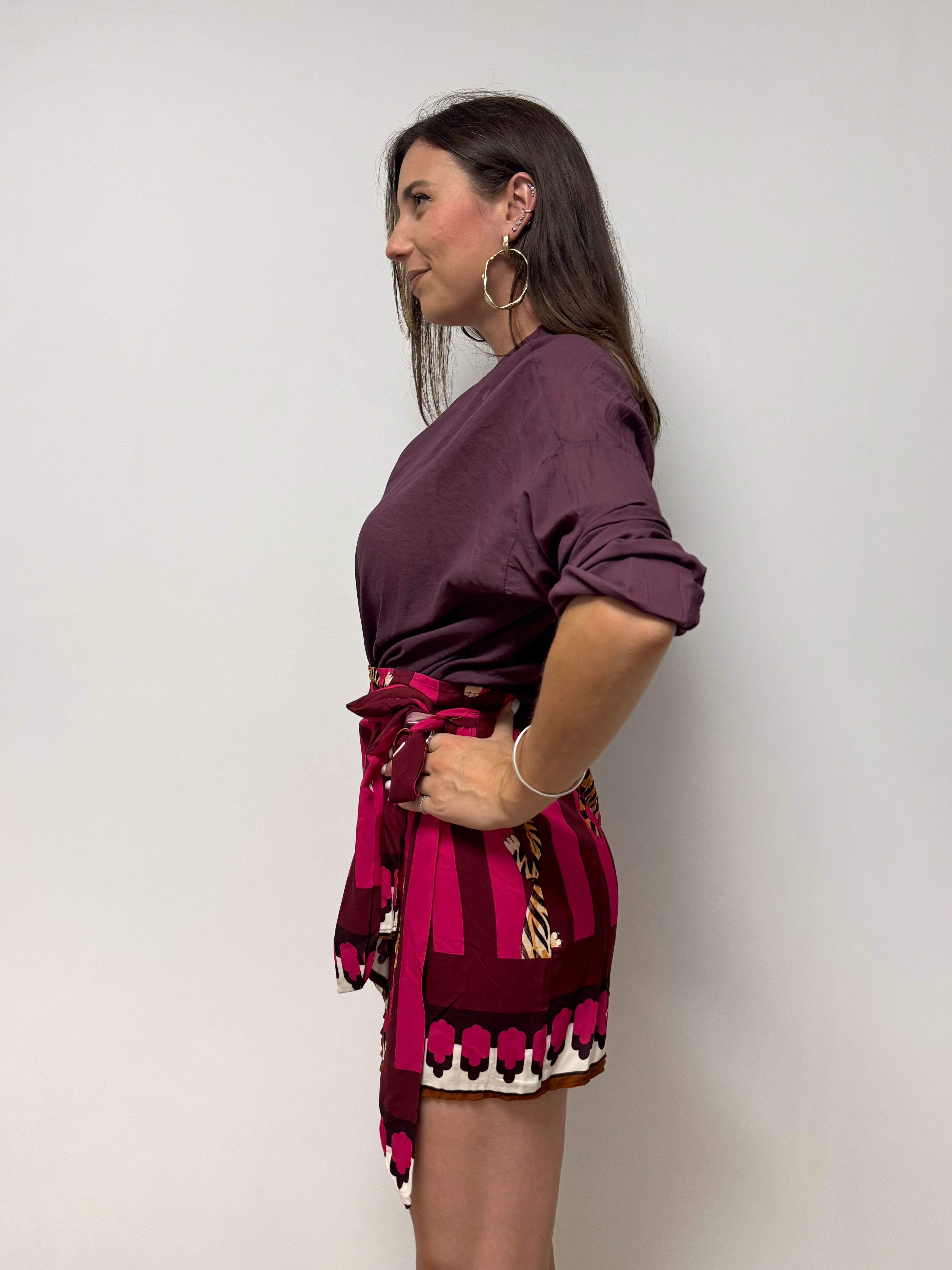 Camicia MERIDA vino