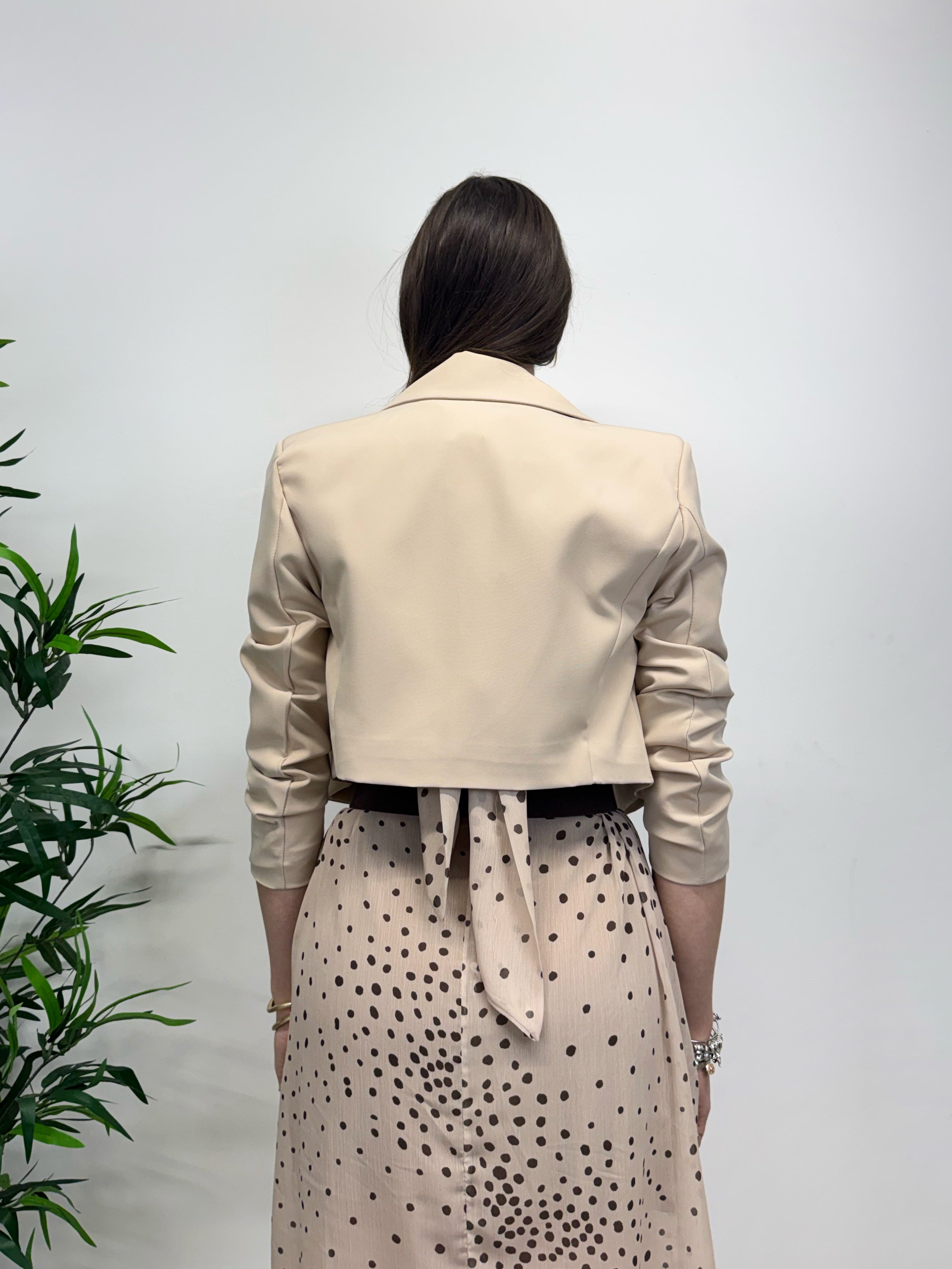 Blazer crop ROMANCE +colori