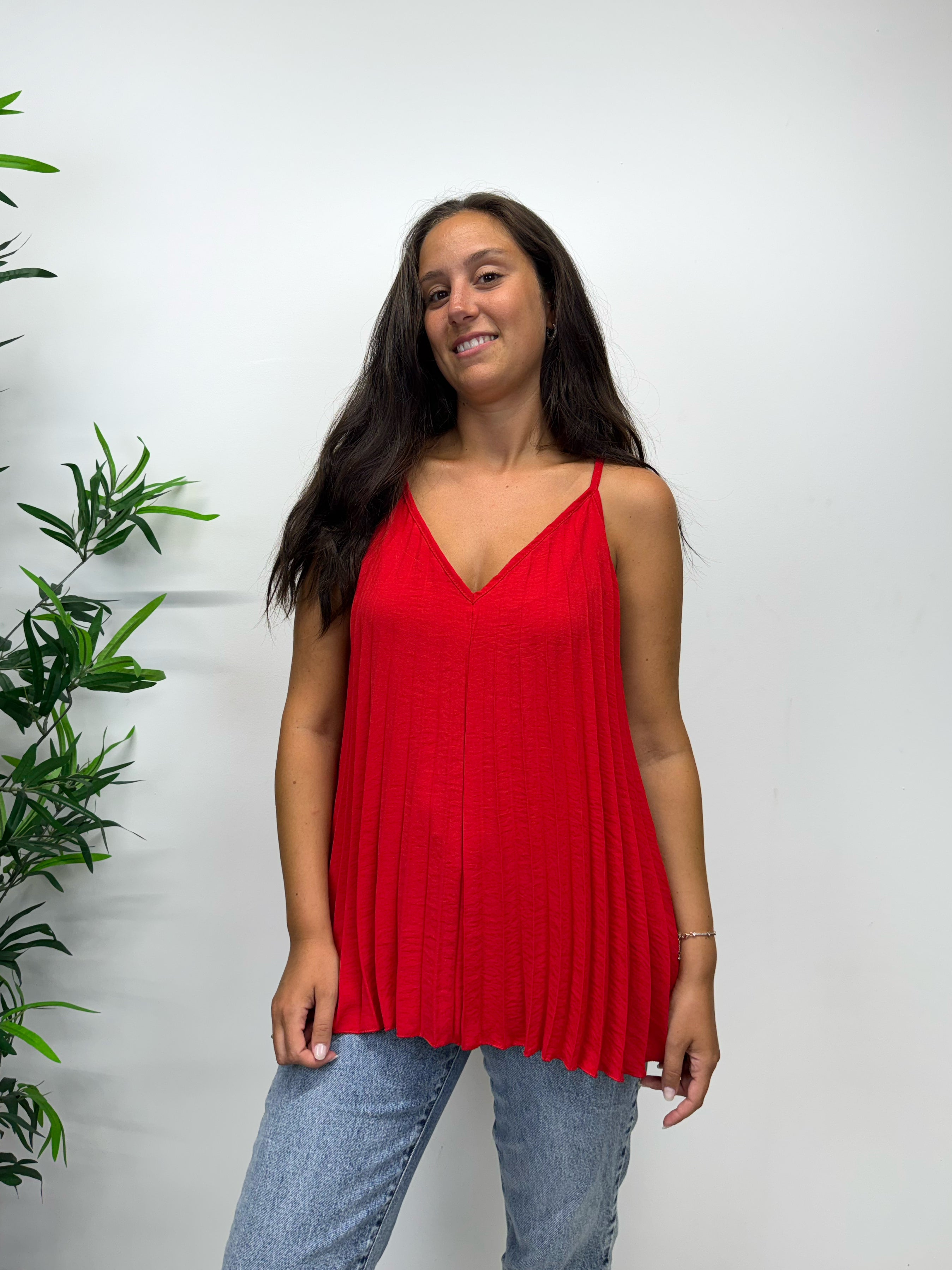 Top plissettato +colori