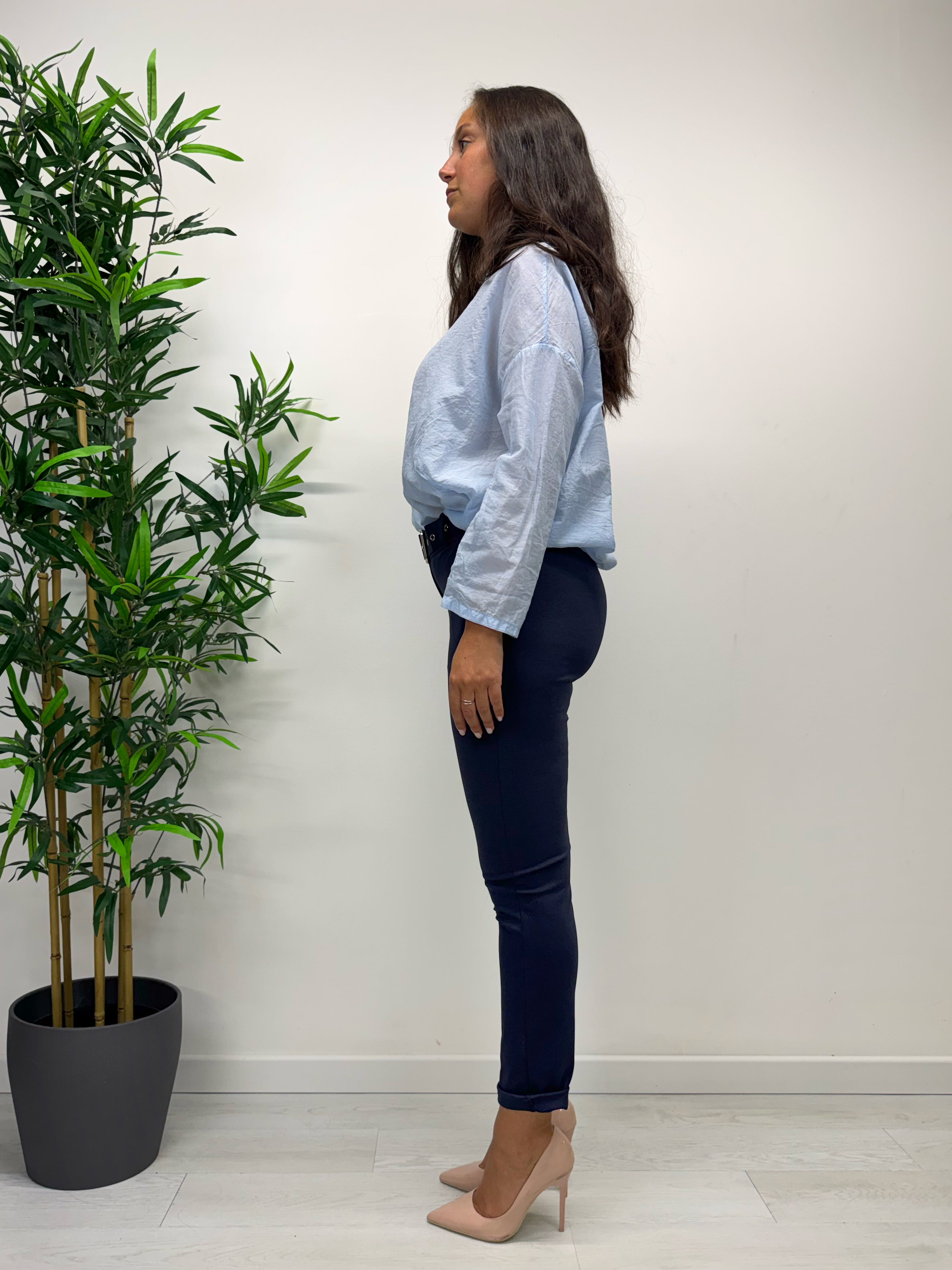 Pantaloni ISIDE blu navy