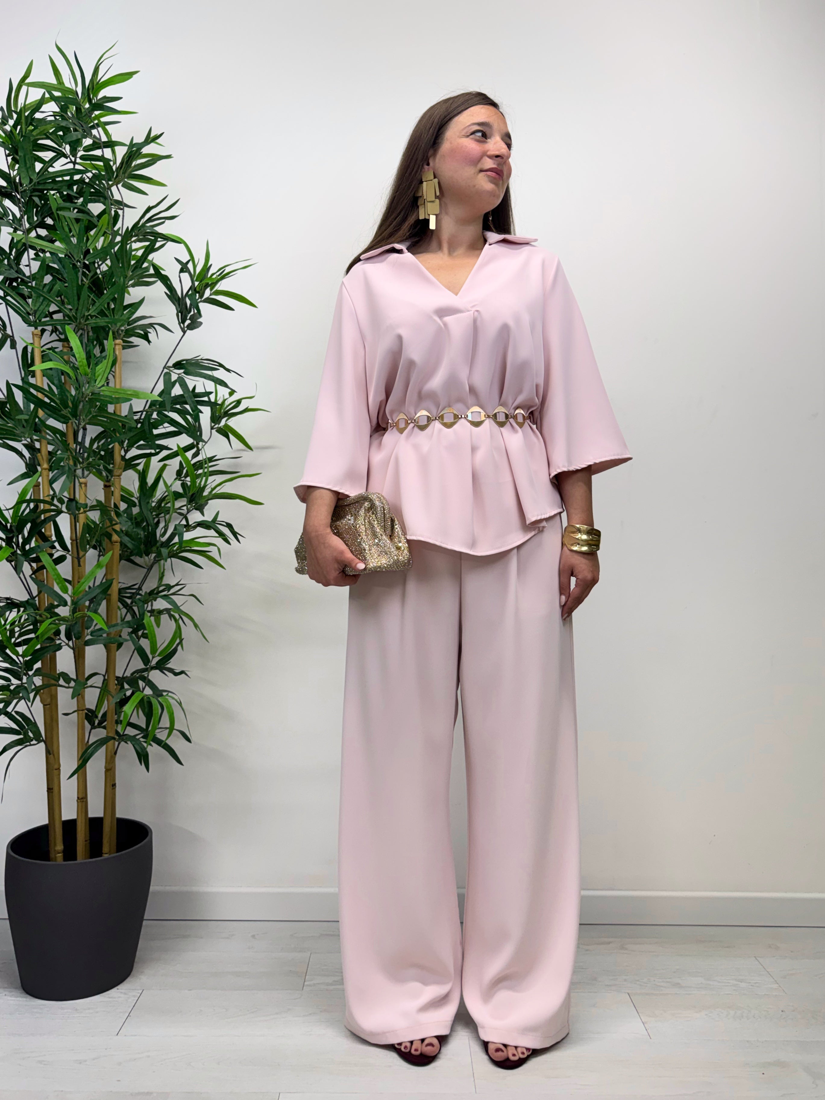 Blusa MARISTELLA rosa cipria