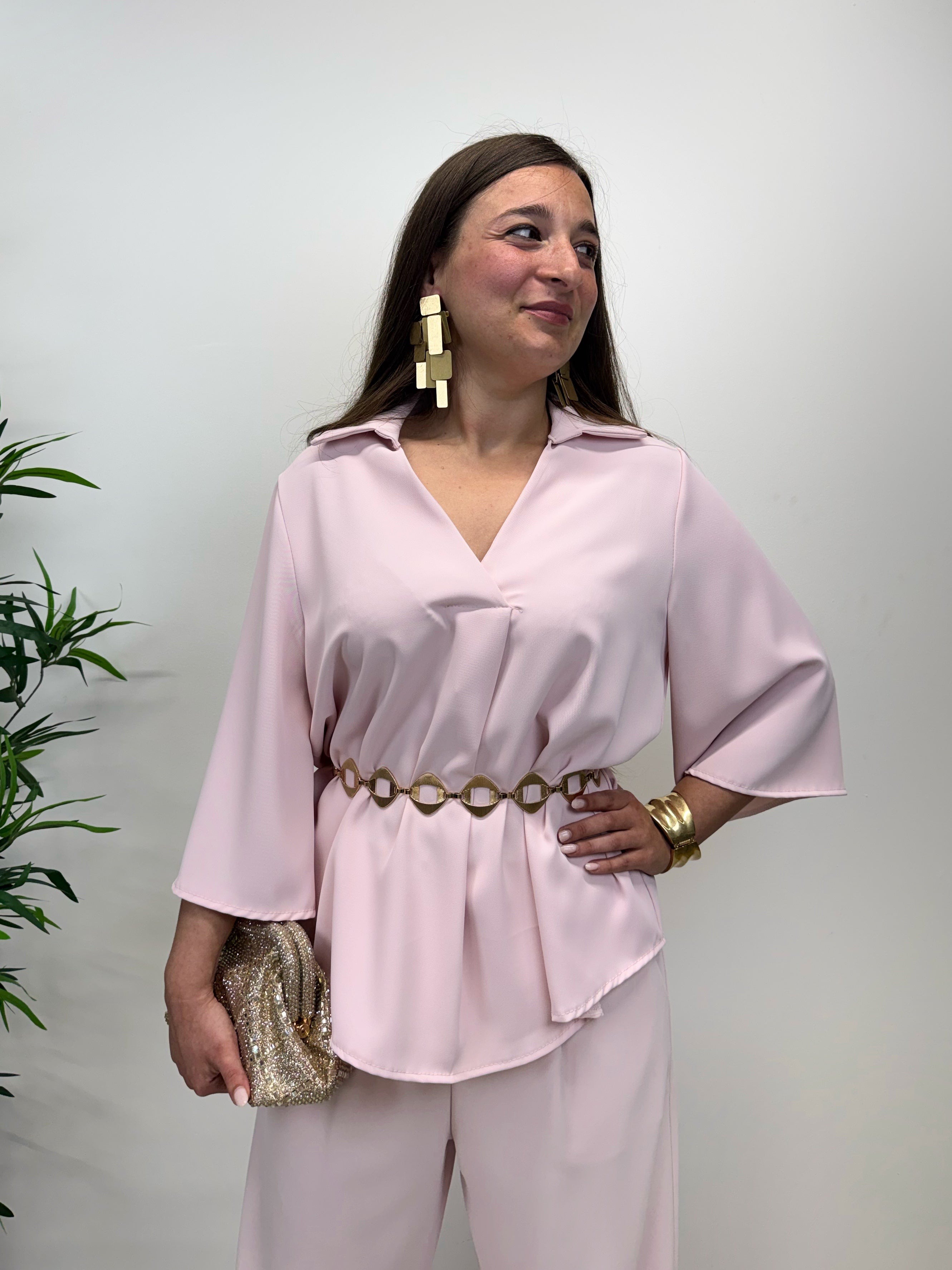 Blusa MARISTELLA rosa cipria
