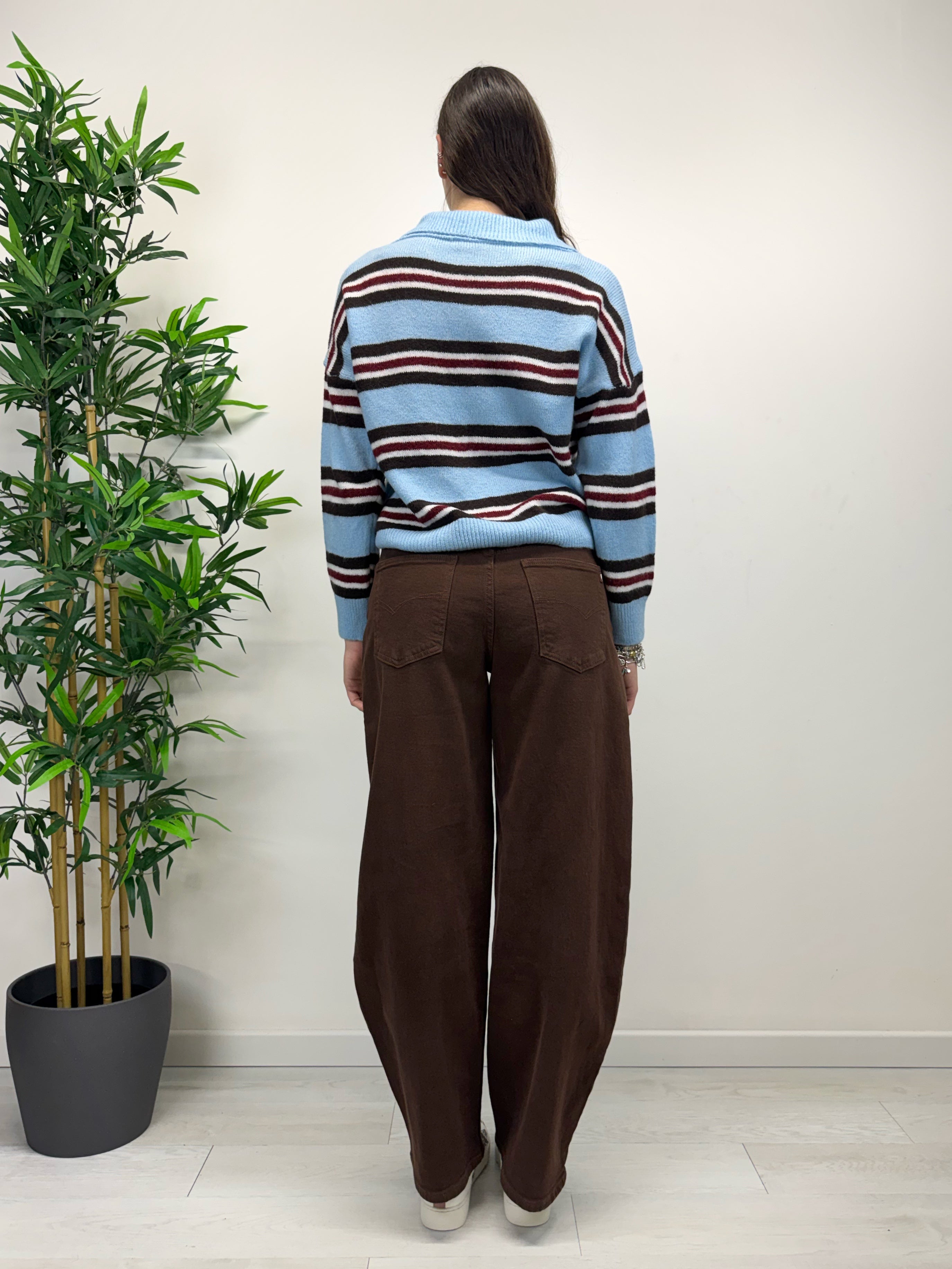 Jeans balloon CHOCOLATE