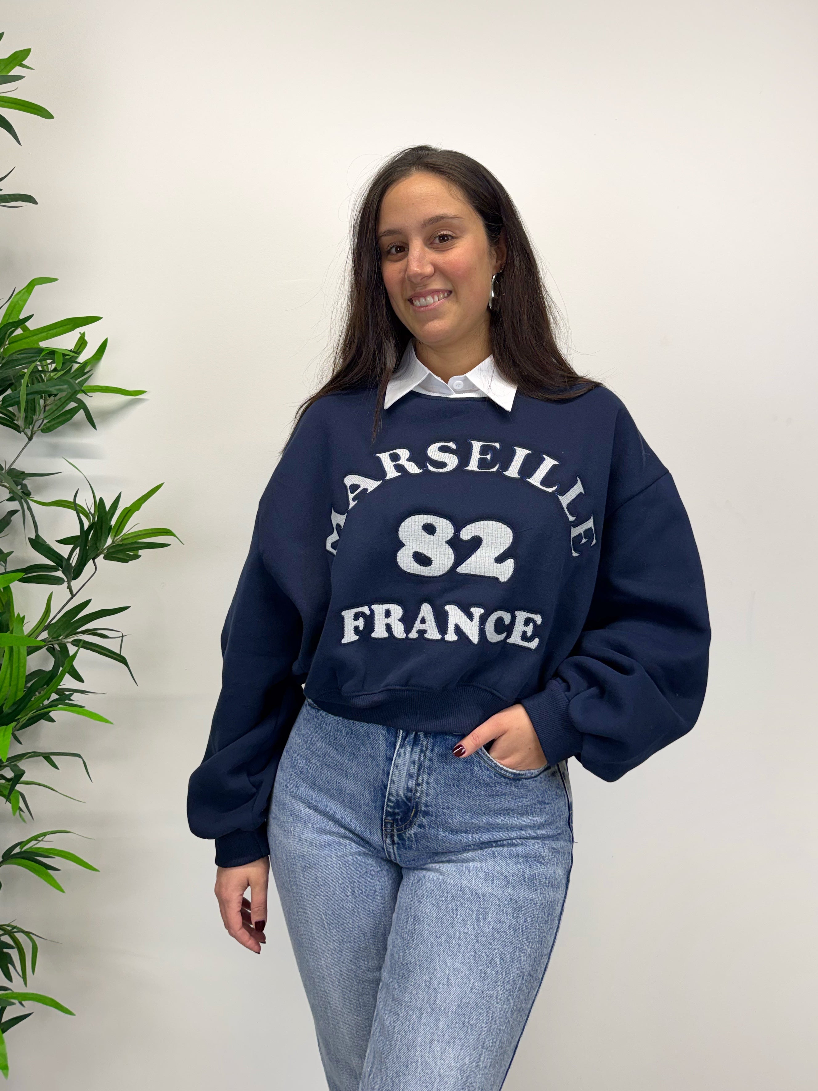 Felpa MARSIGLIA blu
