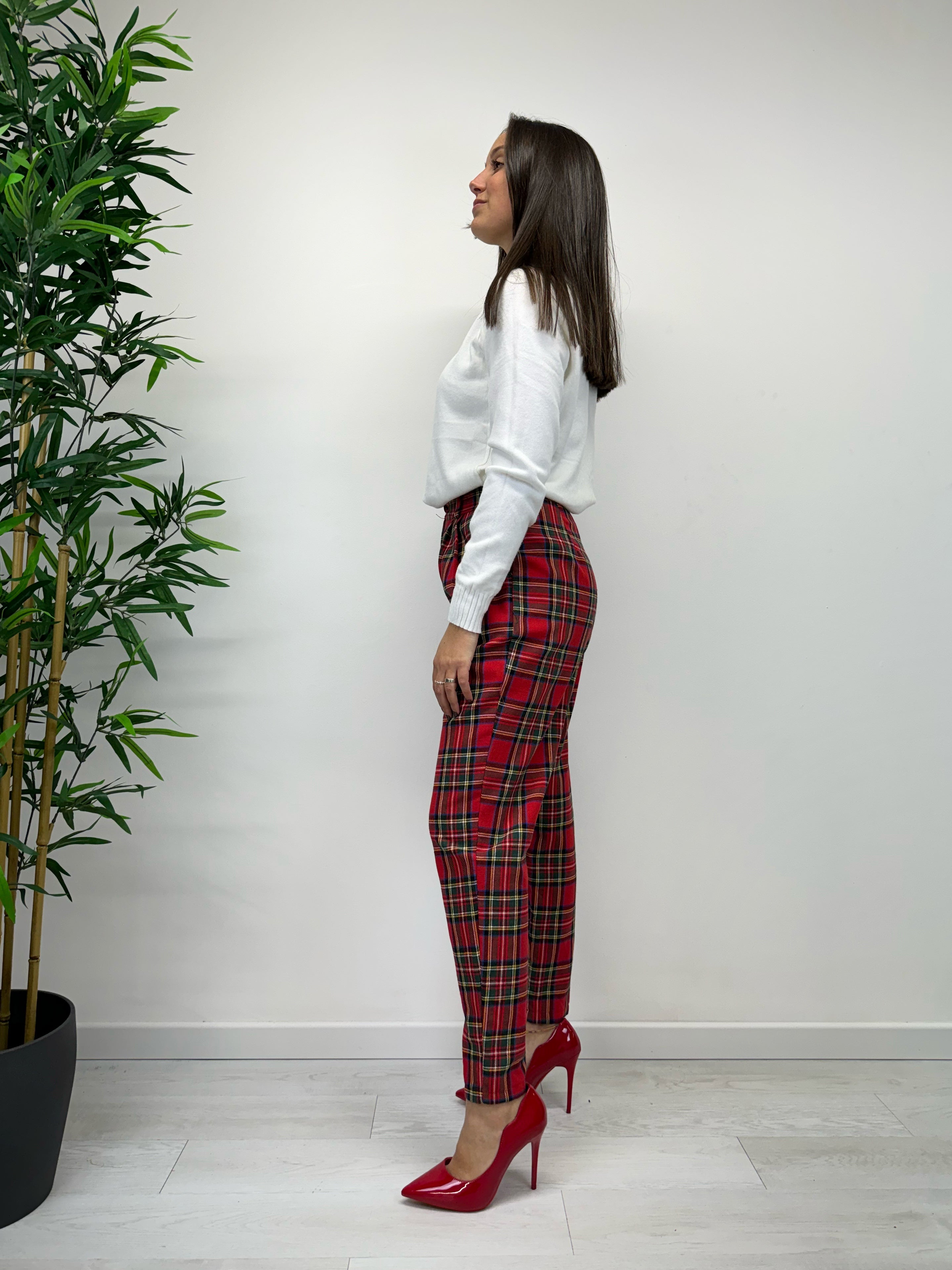 Pantaloni in tartan