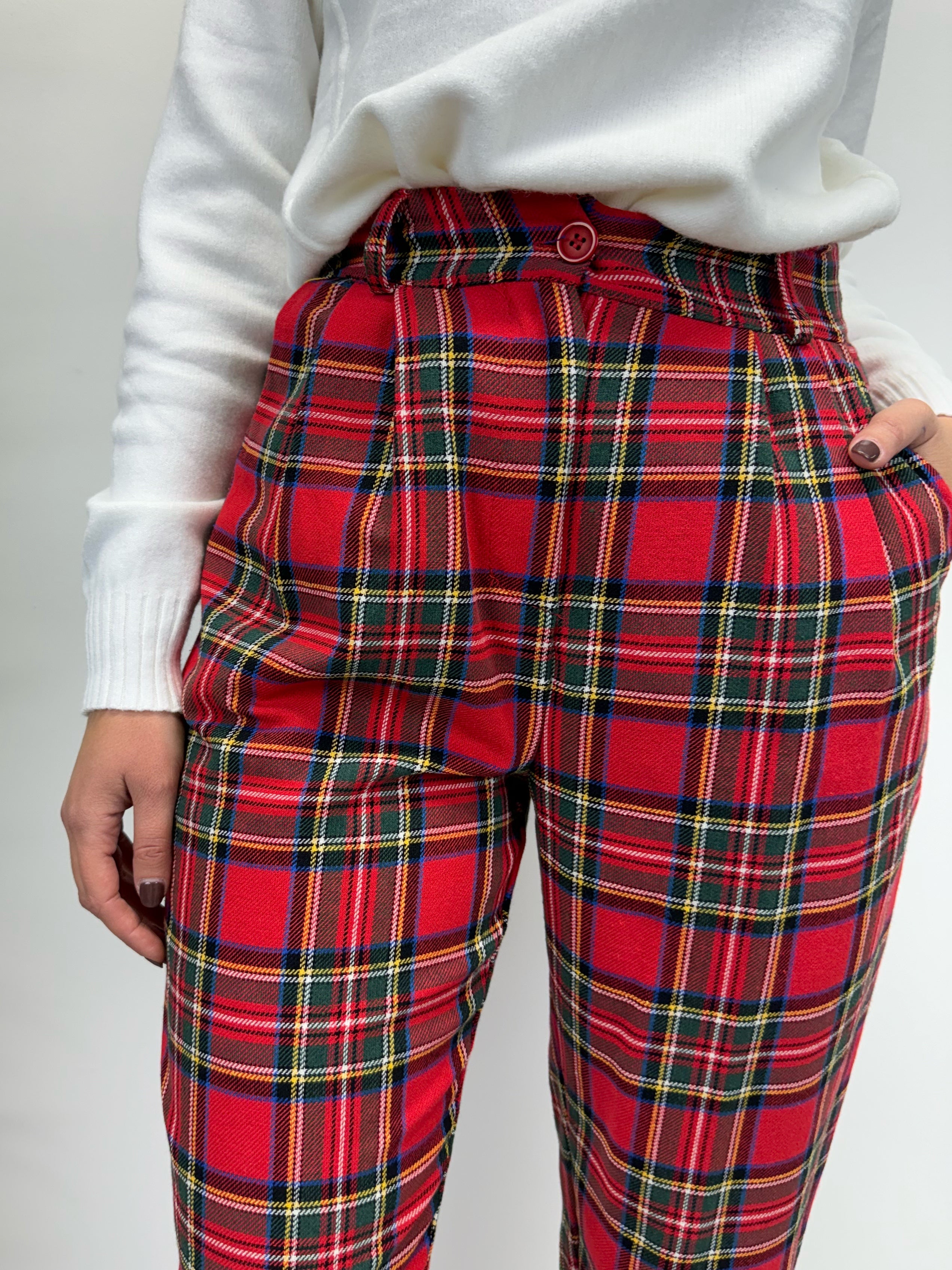 Pantaloni in tartan