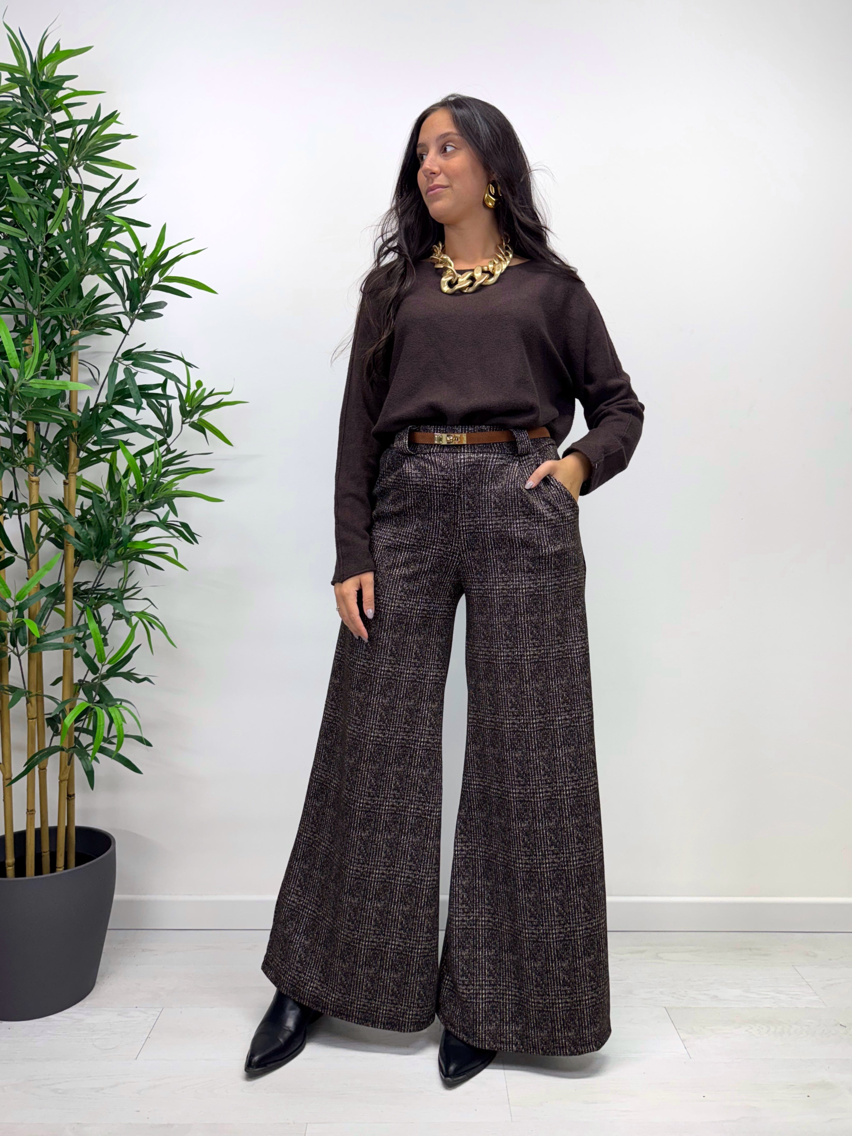 Pantaloni ISABELLA cacao