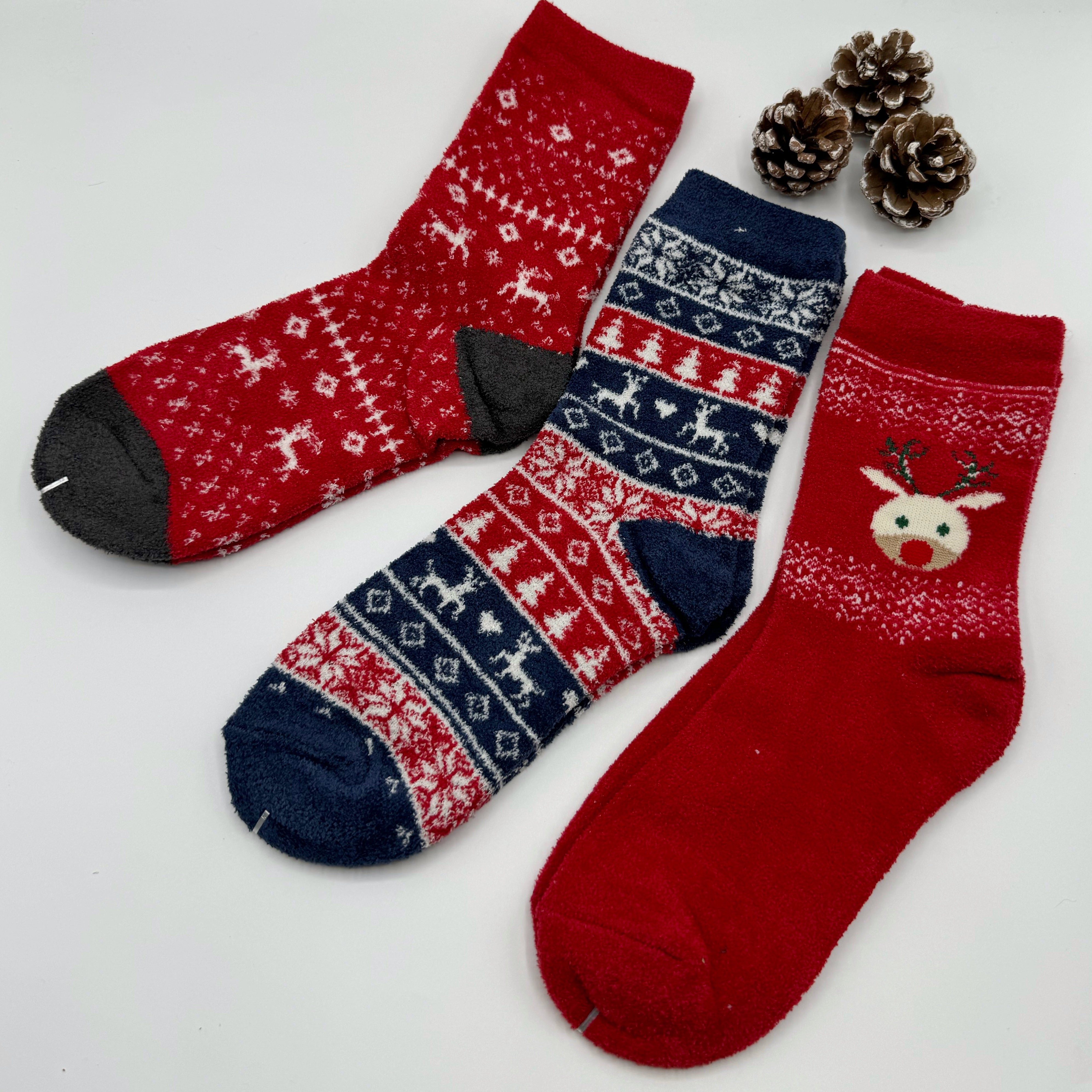 Calzettoni in pile +colori