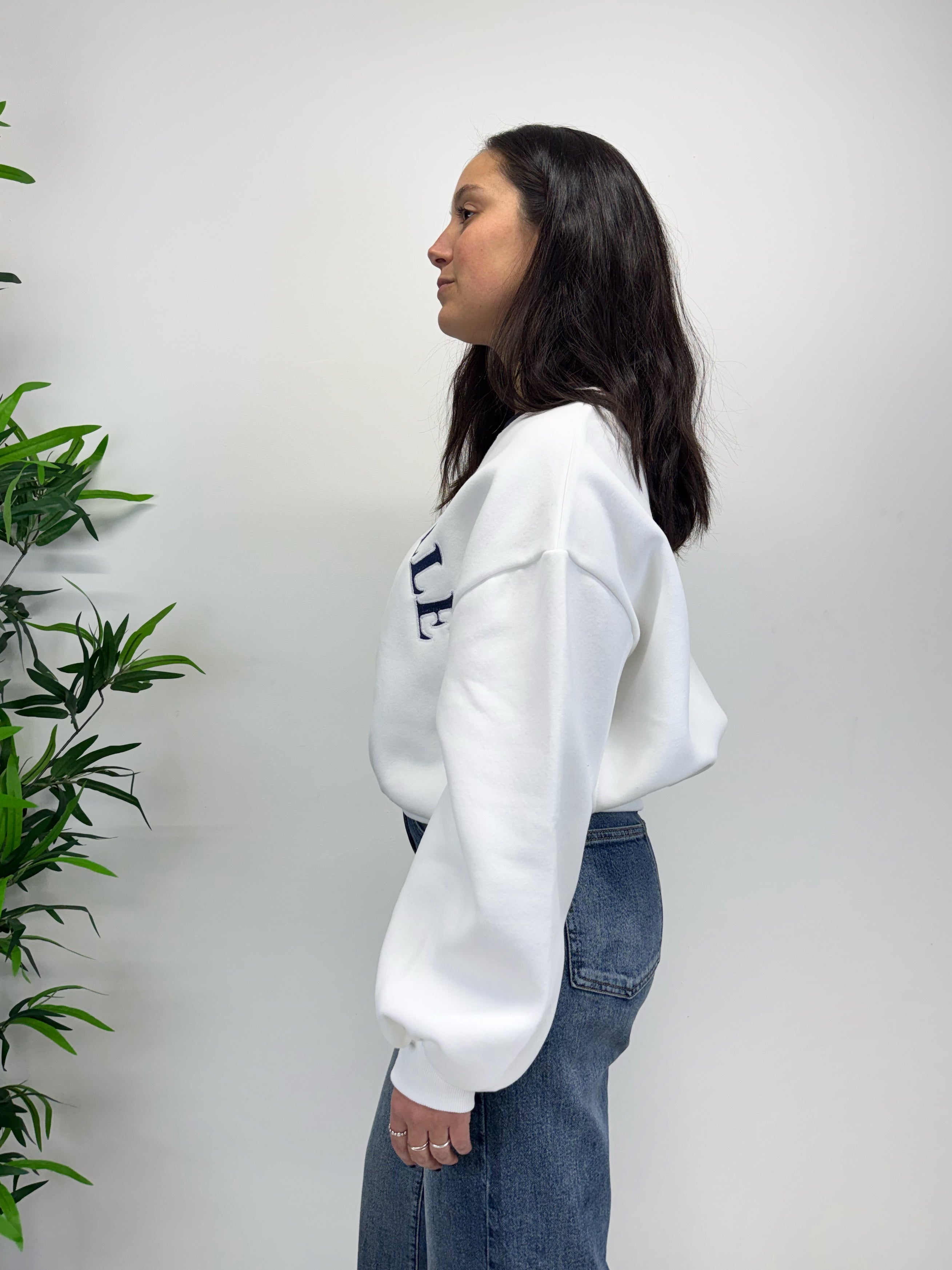 Felpa MARSIGLIA bianca