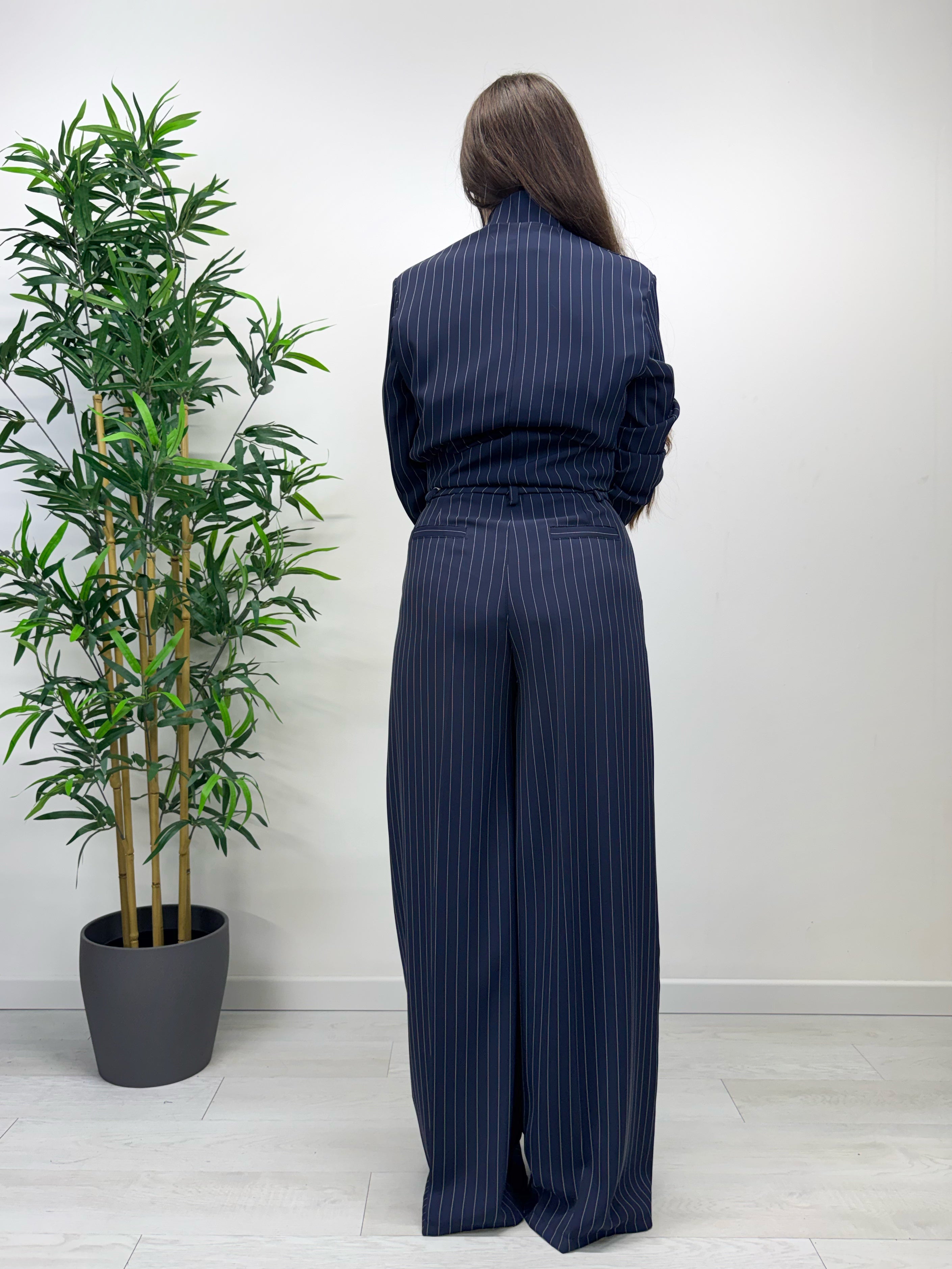 Pantapalazzo JAPAN blu navy