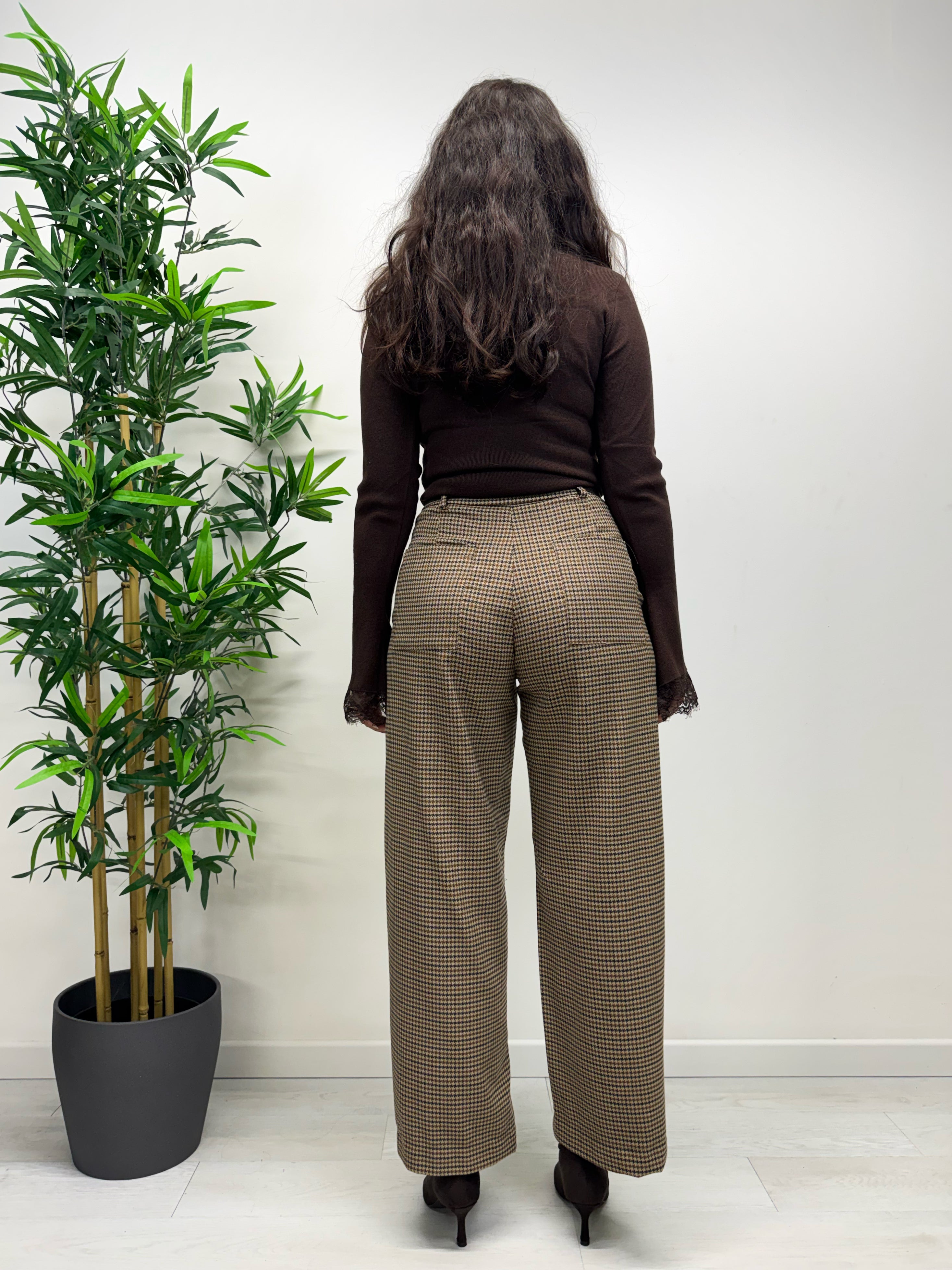Pantaloni Saiph pied de poule