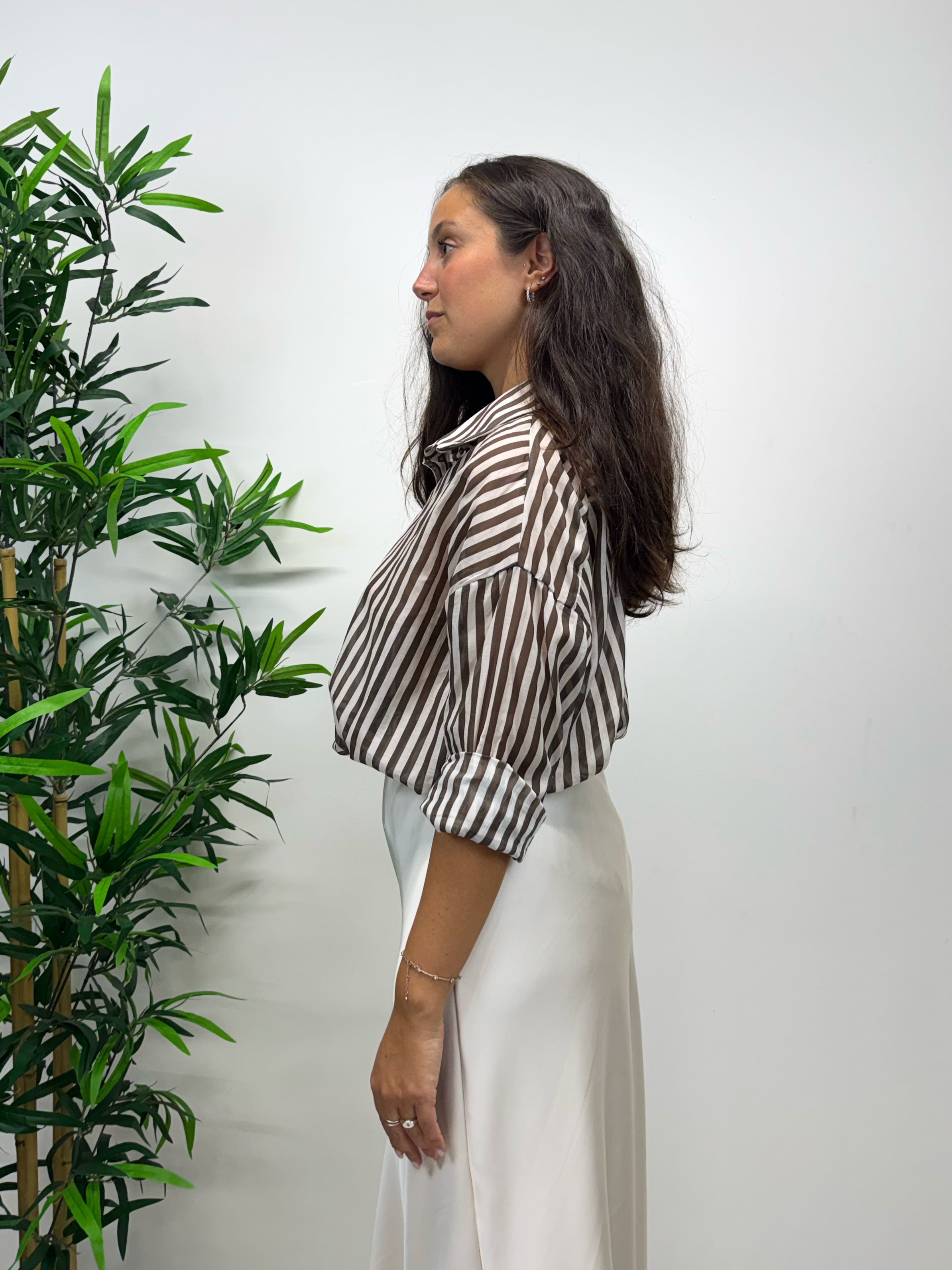 Camicia a righe +colori
