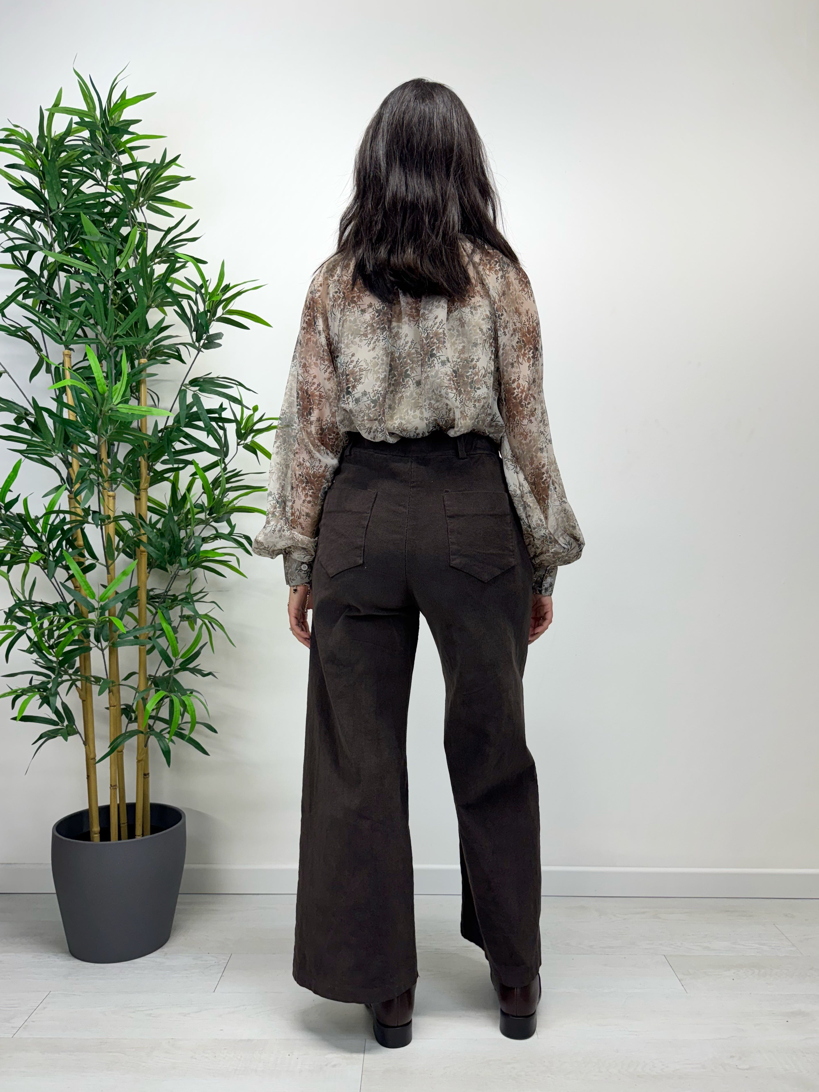 Pantapalazzo in velluto +colori